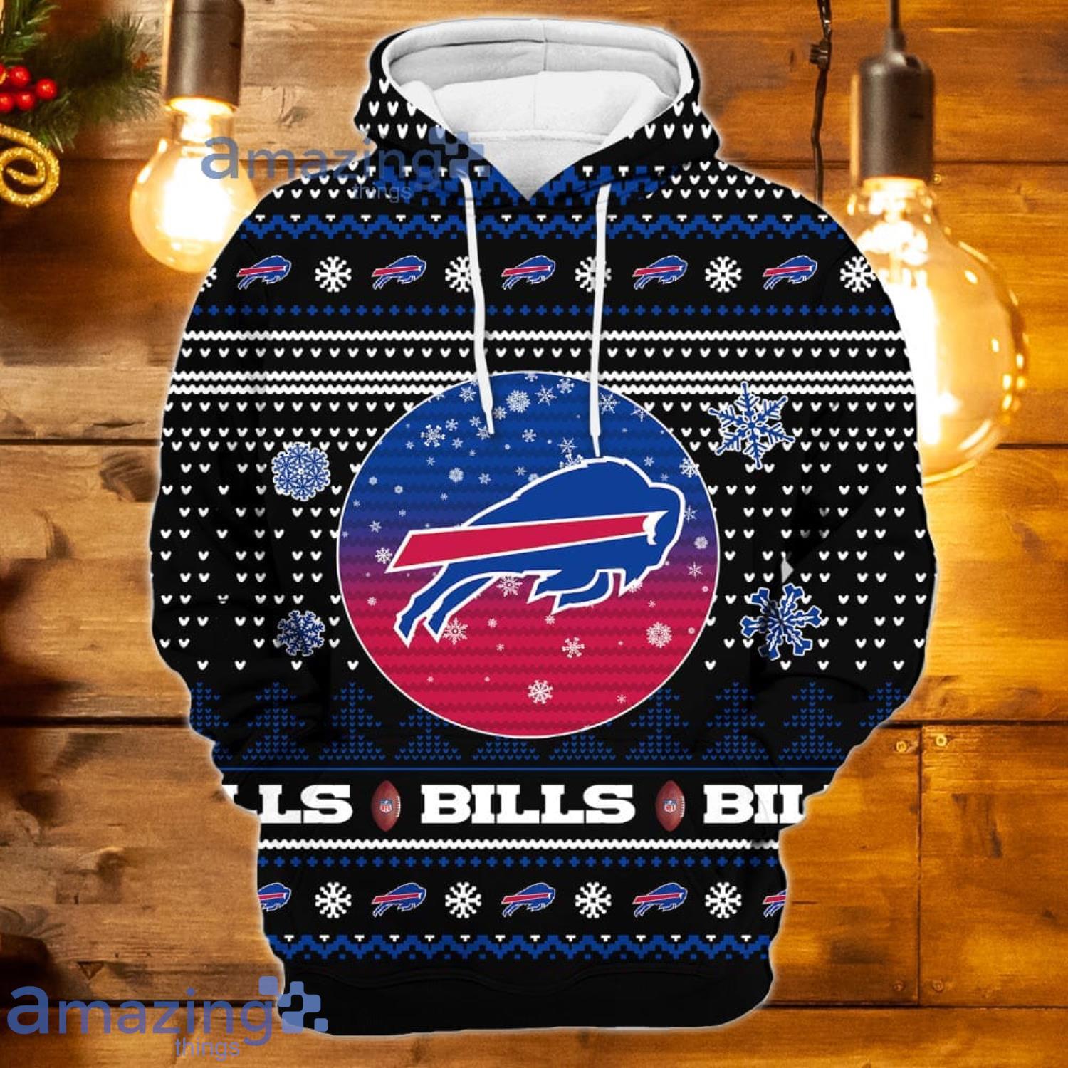 Merry Christmas Season 2023 Buffalo Bills 3D Hoodie Christmas Gift For Men  And Women