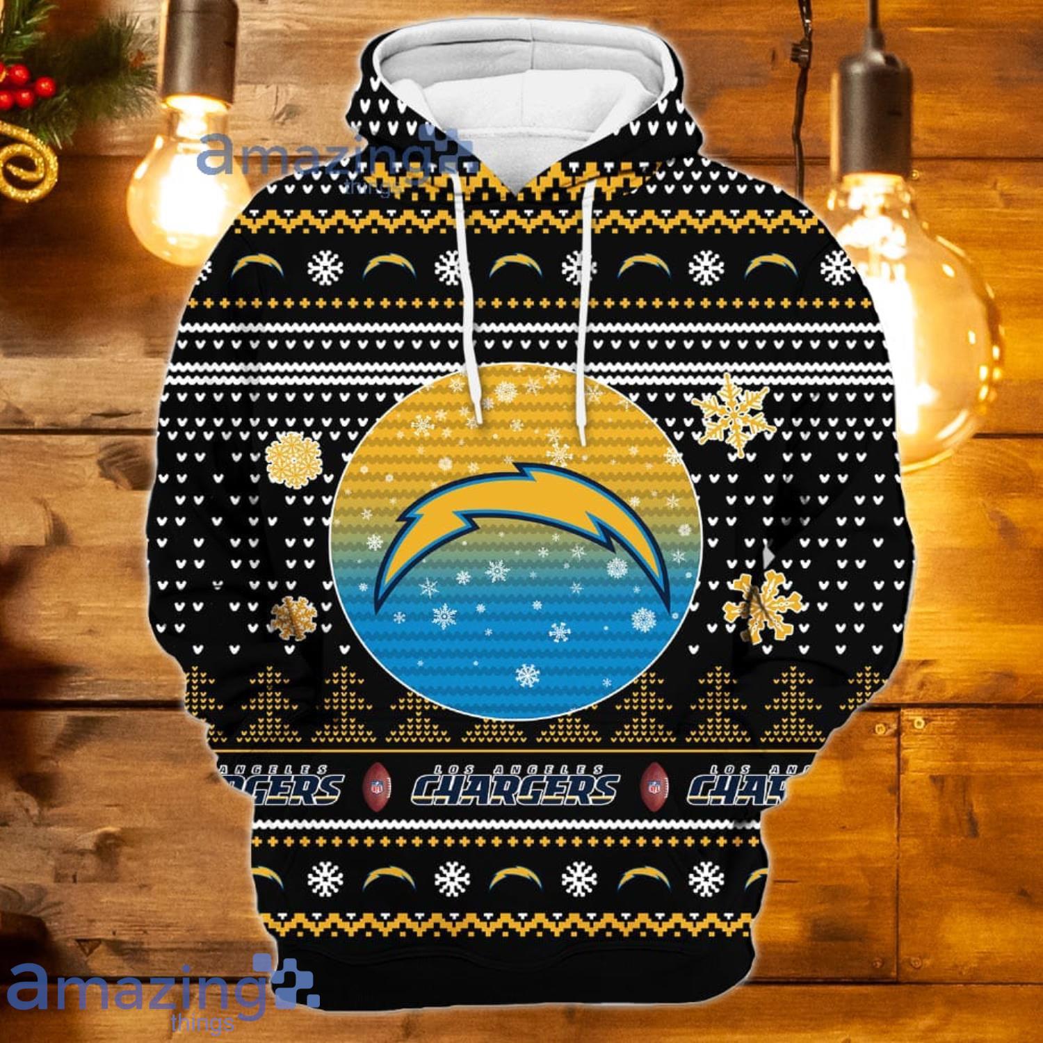 Merry Christmas Season 2023 Los Angeles Chargers 3D Hoodie