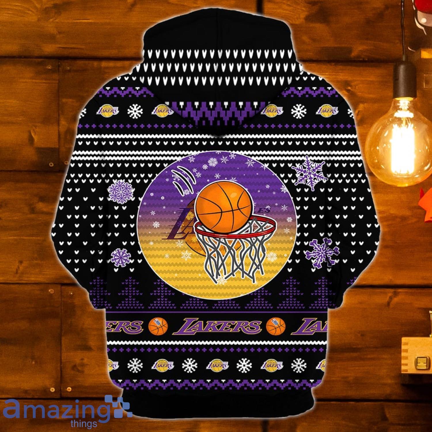 Merry Christmas Season 2023 Los Angeles Lakers 3D Hoodie Christmas Gift For  Men And Women