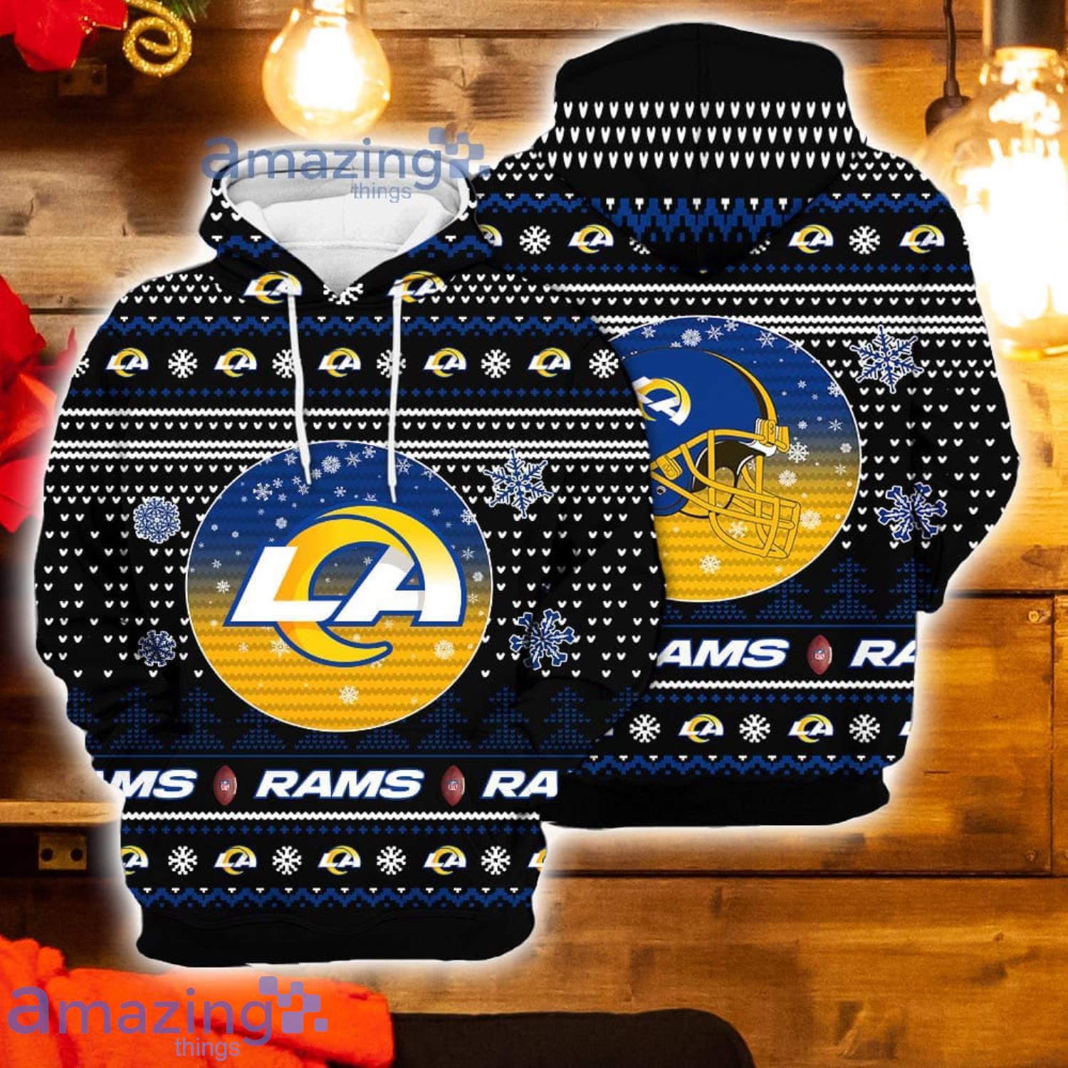 Los Angeles Rams 3D Hoodie 3D La Rams Fans Gift - T-shirts Low Price