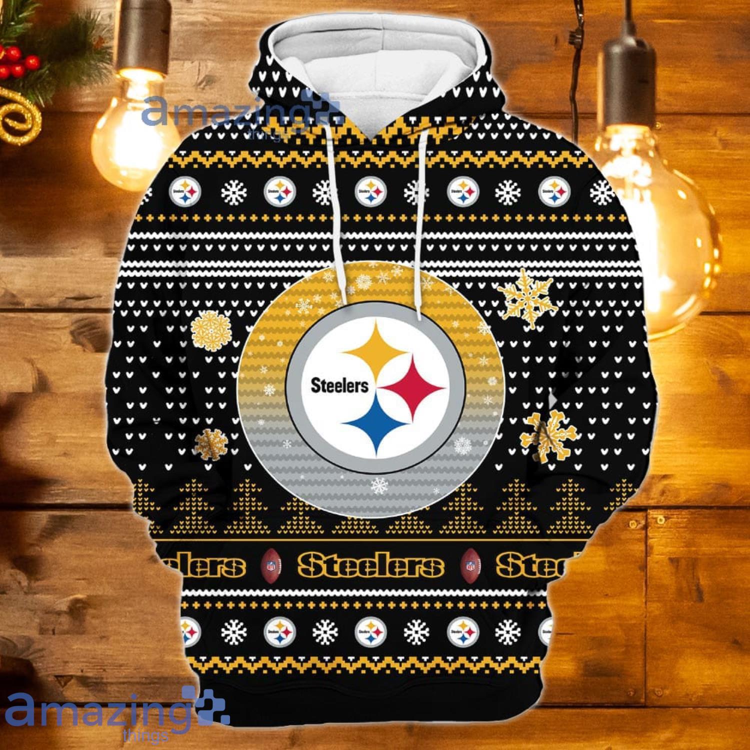 Merry Christmas Season 2023 Pittsburgh Steelers 3D Hoodie