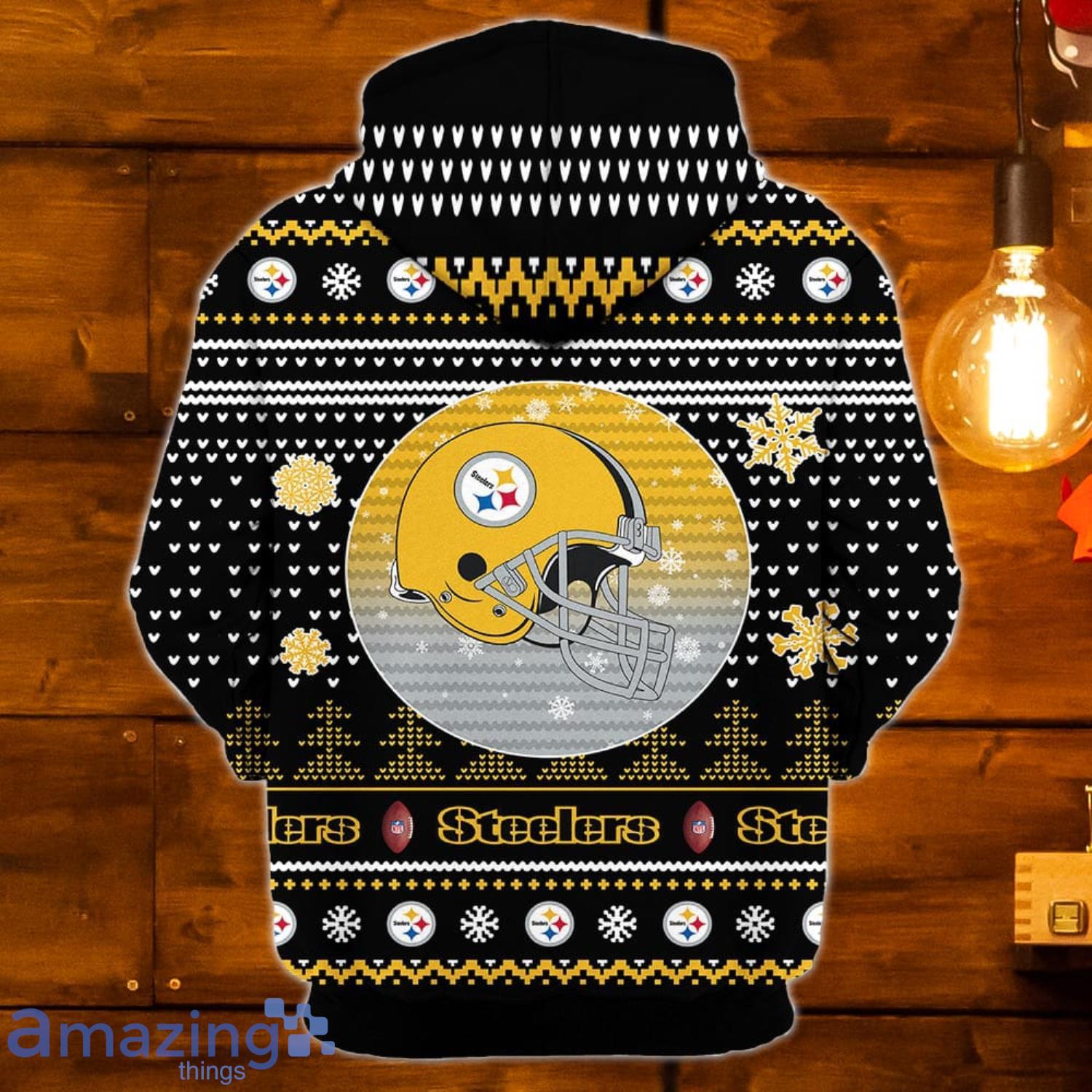 Merry Christmas 2023 Heart Pattern Pittsburgh Steelers New Trends