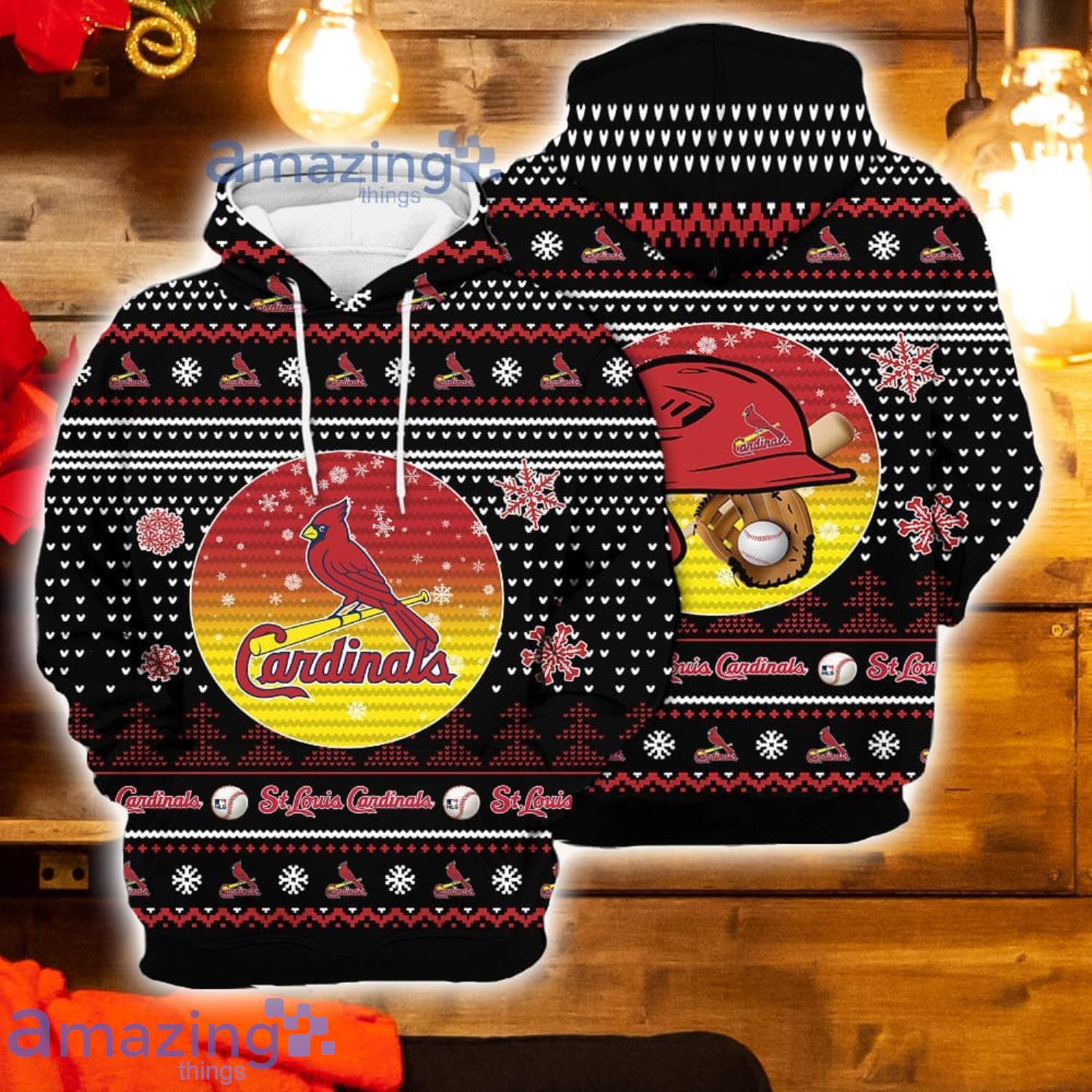 Merry Christmas Season 2023 St. Louis Cardinals 3D Hoodie