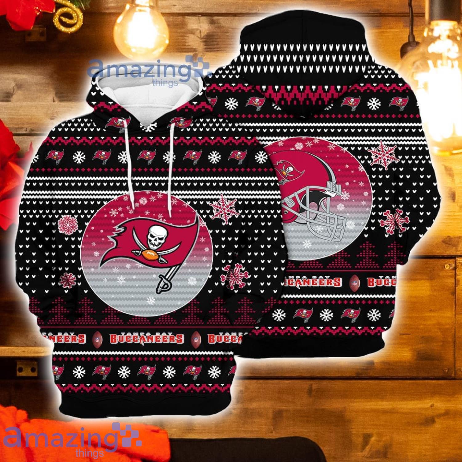 Merry Christmas Season 2023 Tampa Bay Buccaneers 3D Hoodie Christmas Gift For Men And Women Product Photo 1