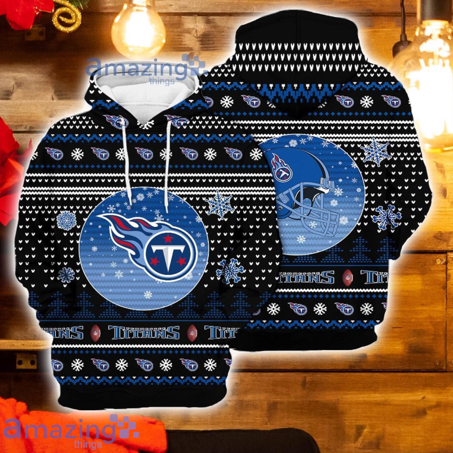 Merry Christmas Season 2023 Tennessee Titans 3D Hoodie Christmas