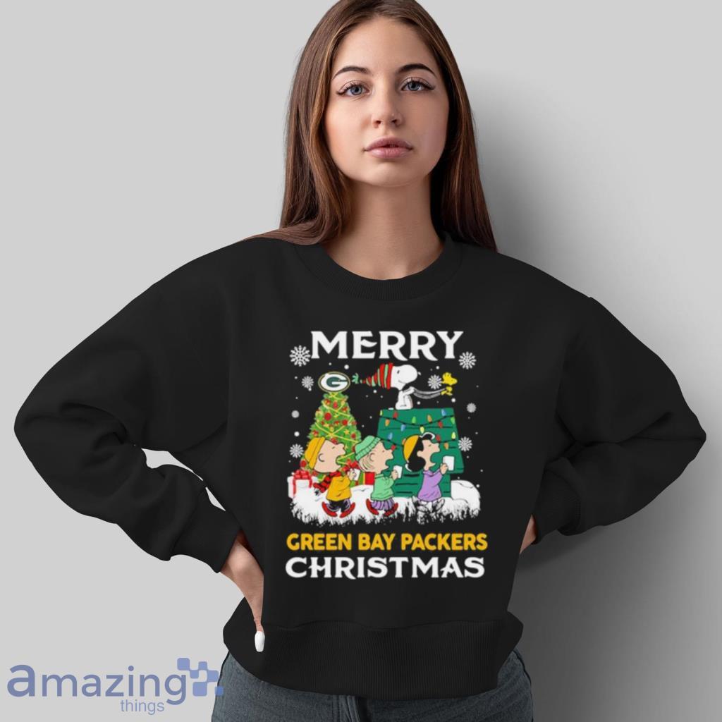 Green Bay Packers Christmas Jumper Graphic Crew Sweatshirt - Mens