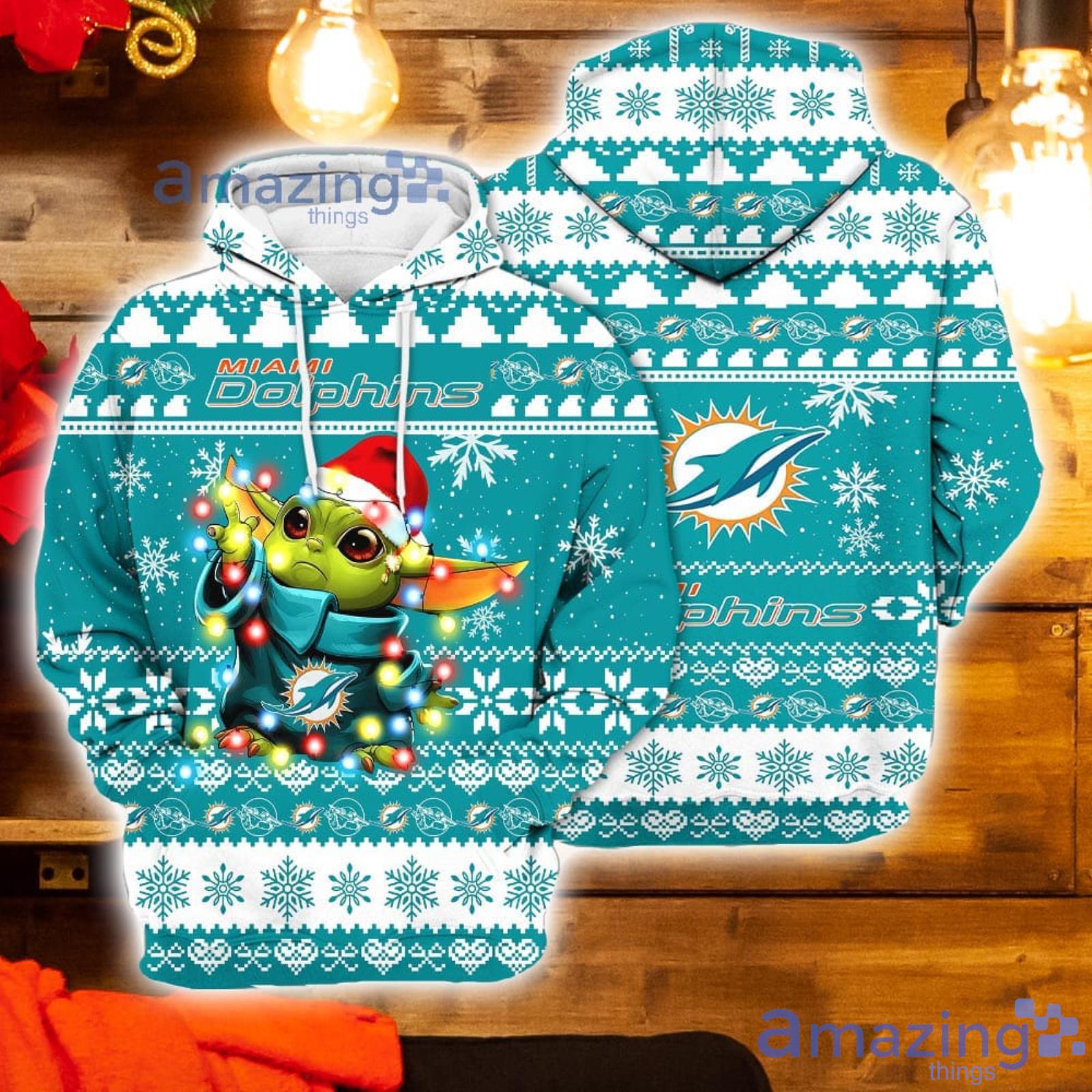 Miami Dolphins Sport Fans 3D Sweater Christmas Gift