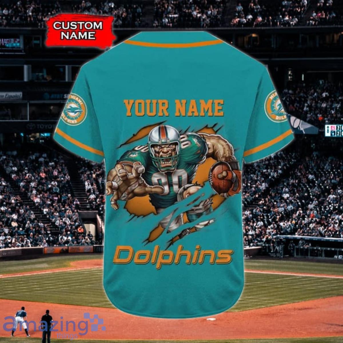 miami dolphins jersey custom