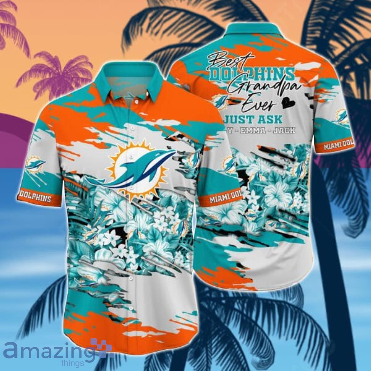 Personalized Miami Dolphins Baseball Shirt Fanmade