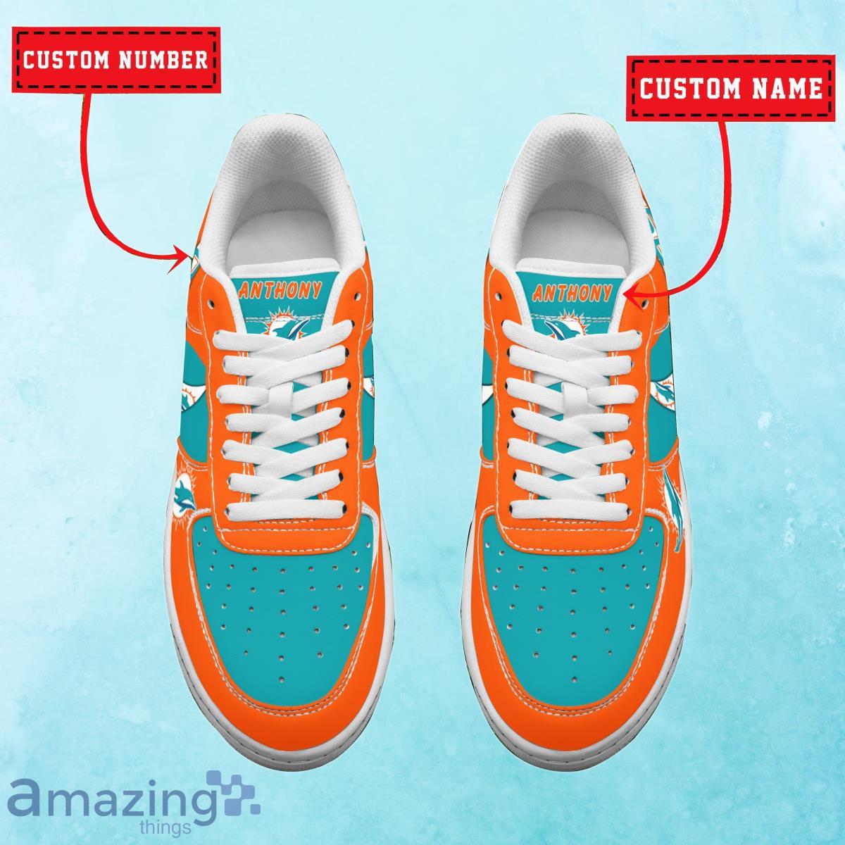 Miami Dolphins Nfl Sport Teams Boost Sneakers Shoes – Pixeltee