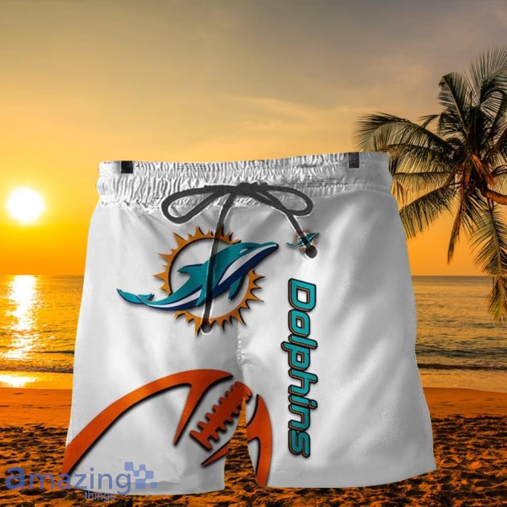 Miami Dolphins Zigzag Hawaiian Shorts Gift For Fans