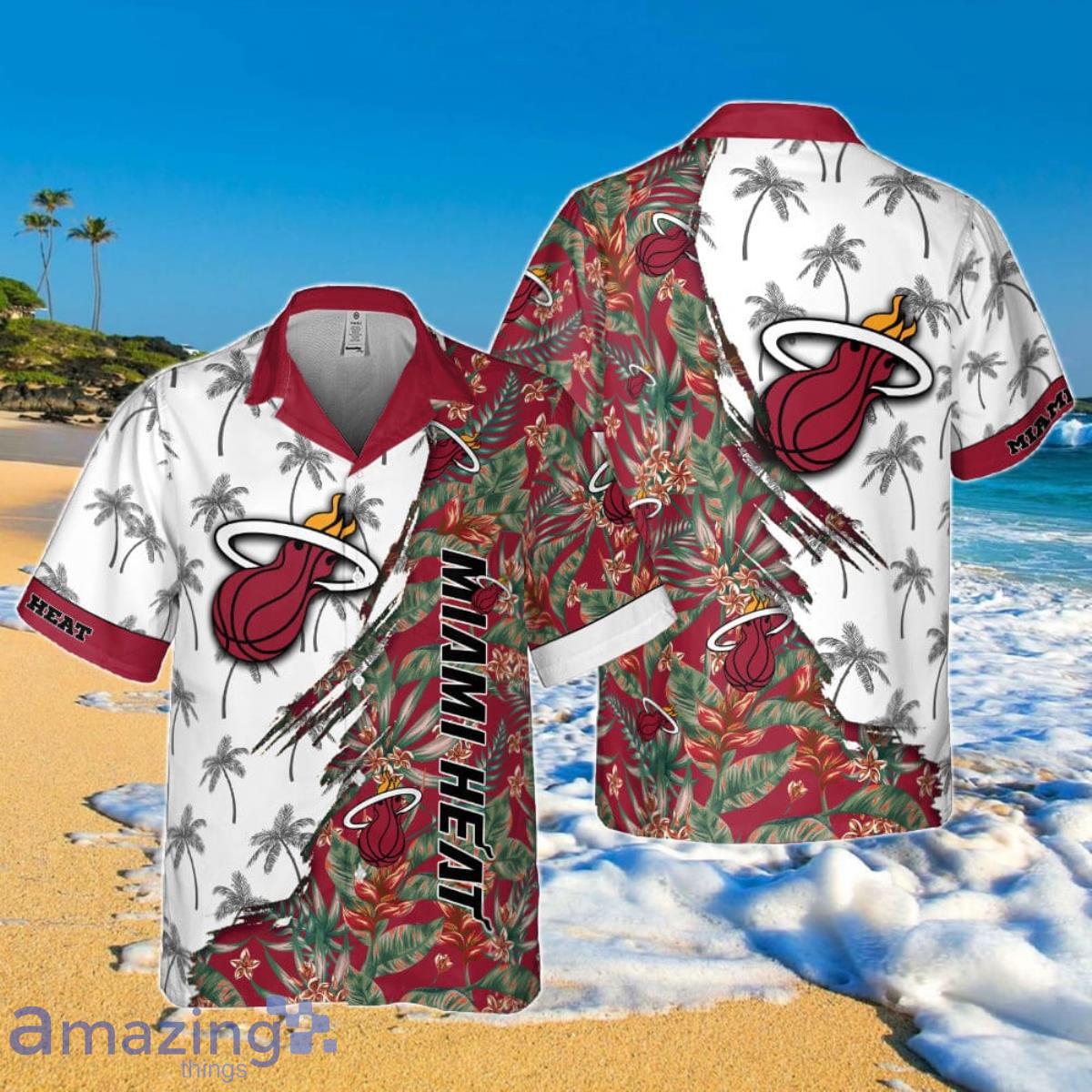 Miami Heat Hawaiian Shirt Style Gift For Friends Product Photo 1