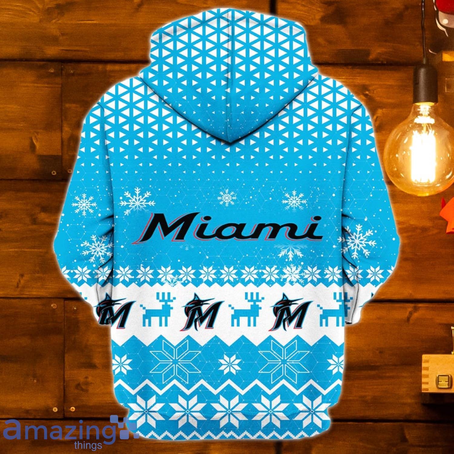 Miami Marlins Sports Football American New Trends 3D Hoodie Christmas Gift For Men And Women image Miami Marlins Sports Football American New Trends 3D Hoodie Christmas Gift For Men And Women Product Photo 3