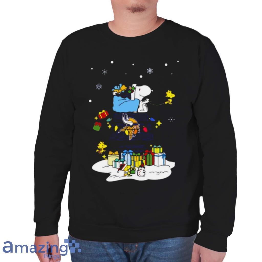 Snoopy Woodstock Minnesota Vikings Christmas Shirt, hoodie, longsleeve,  sweater