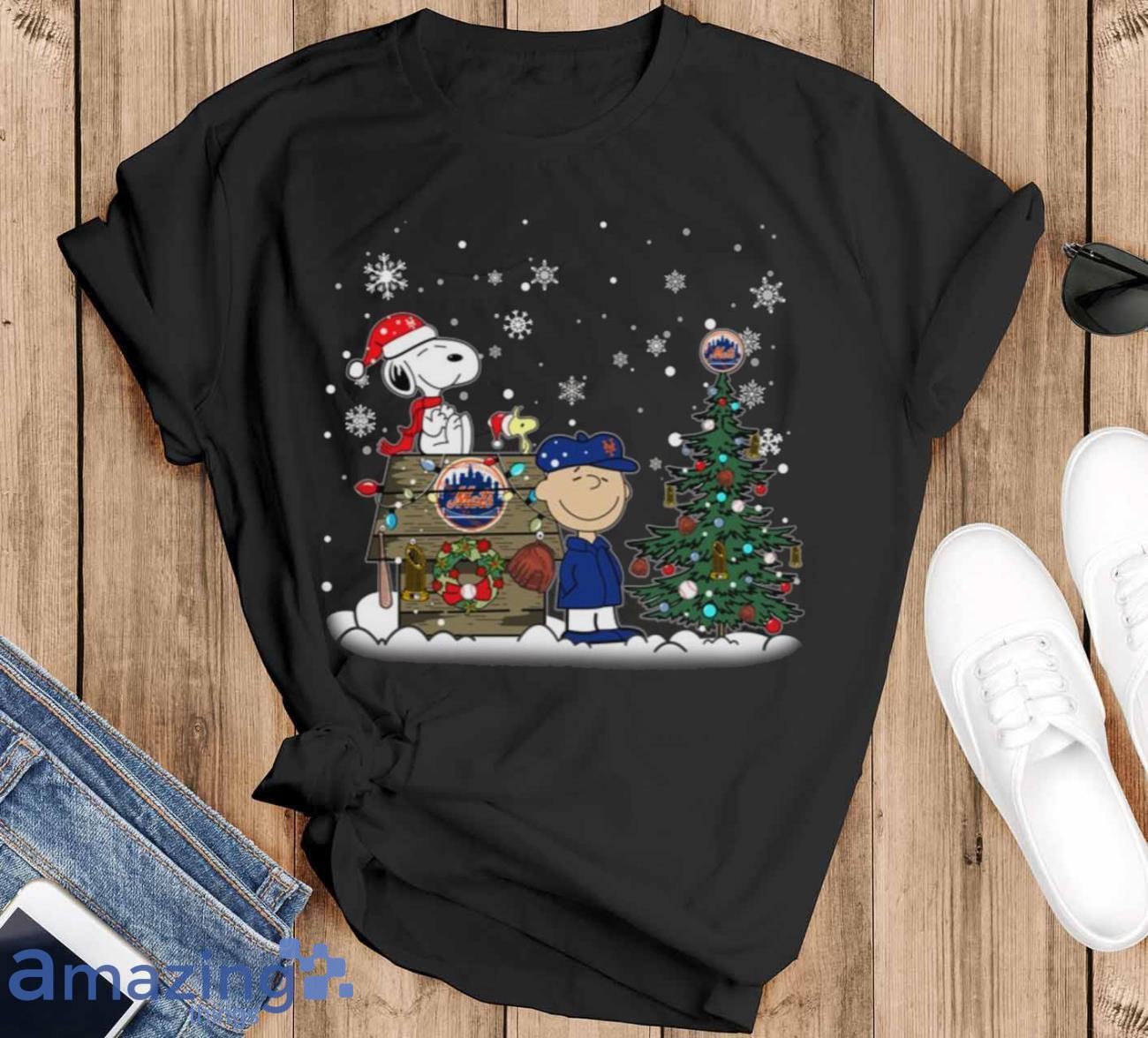 Mlb New York Mets Charlie Brown Snoopy New York Mets T-Shirt For Fans