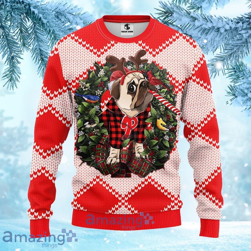 NHL Philadelphia Flyers Pub Dog Christmas Ugly 3D Sweater For Men