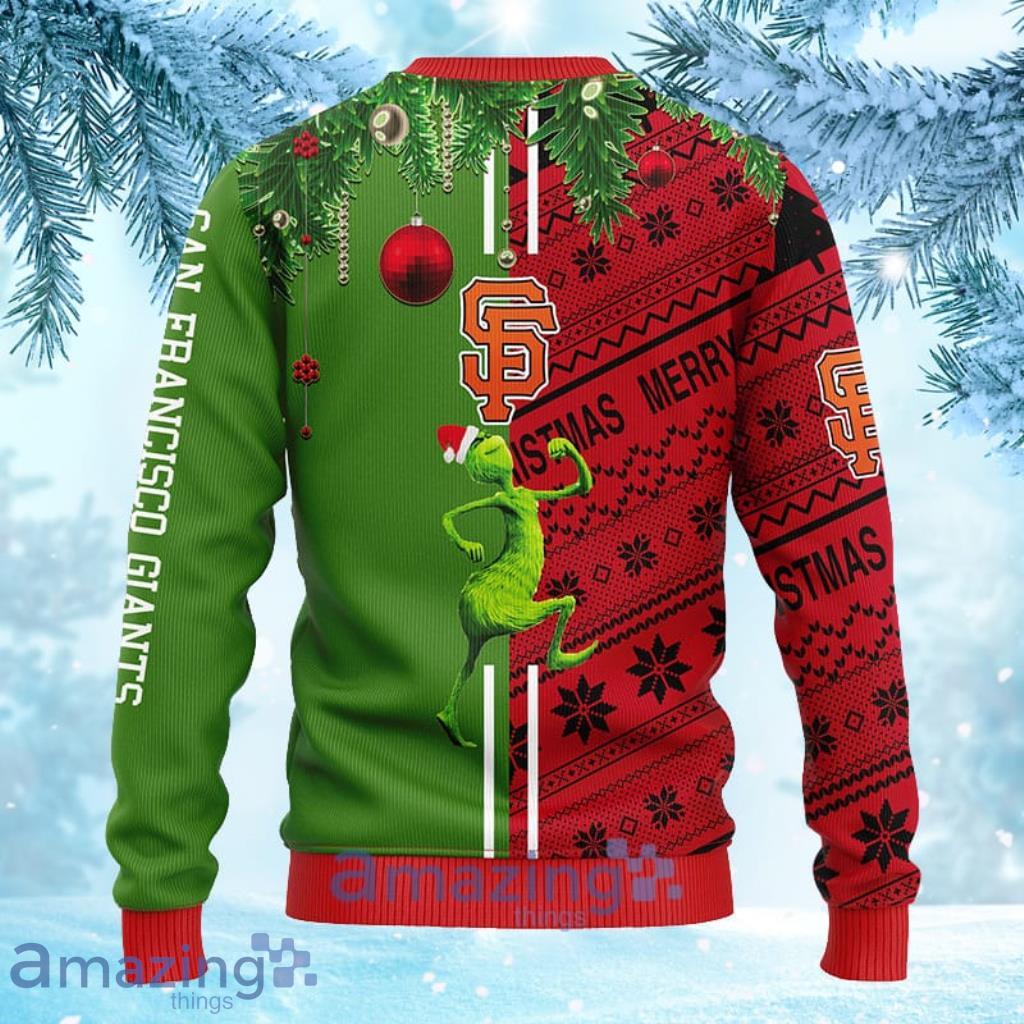 MLB San Francisco Giants Christmas Ugly Sweater 3D Gift For Big Fans