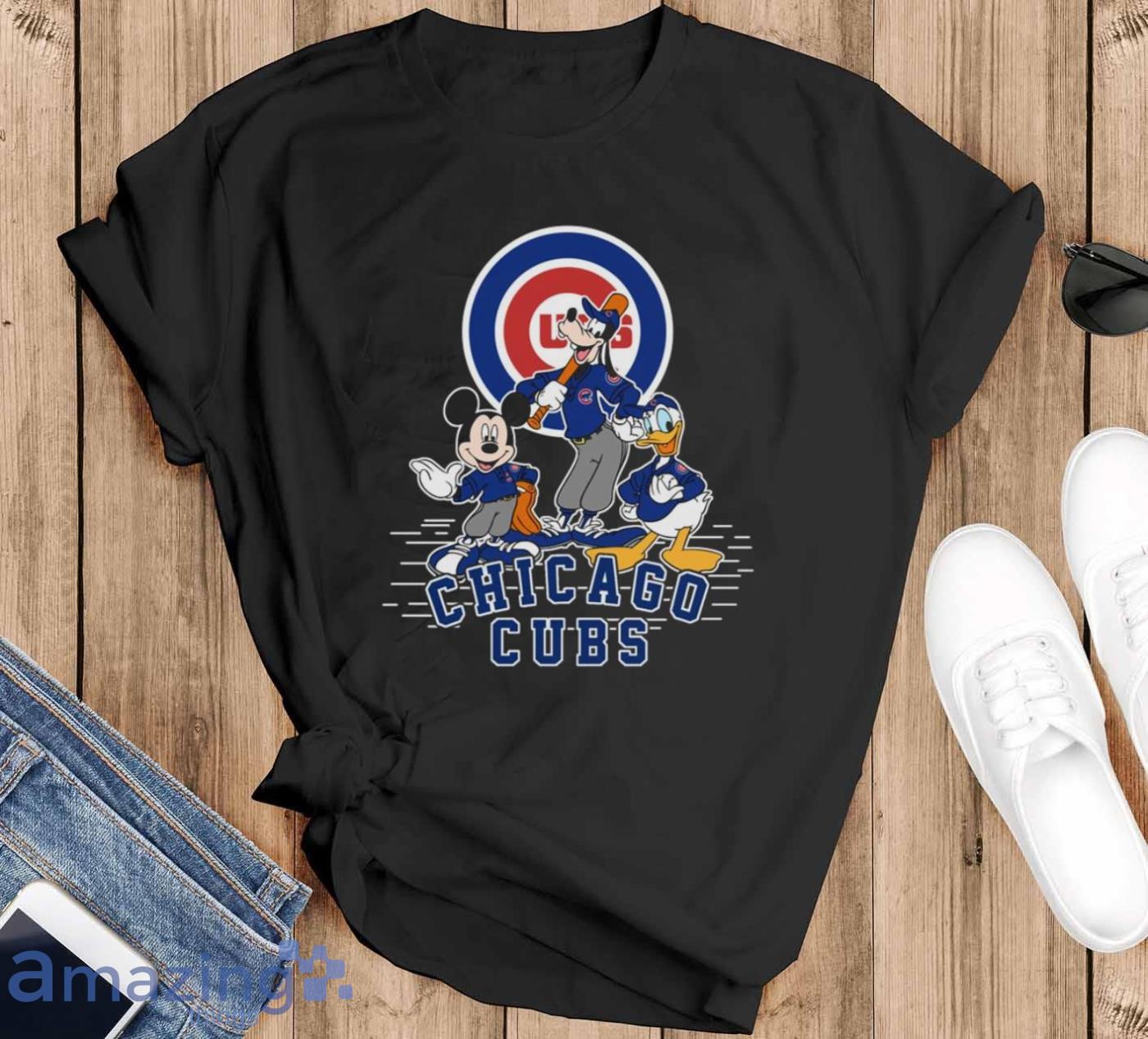True Fan MLB Chicago Cubs White Men's Pullover Short Sleeve