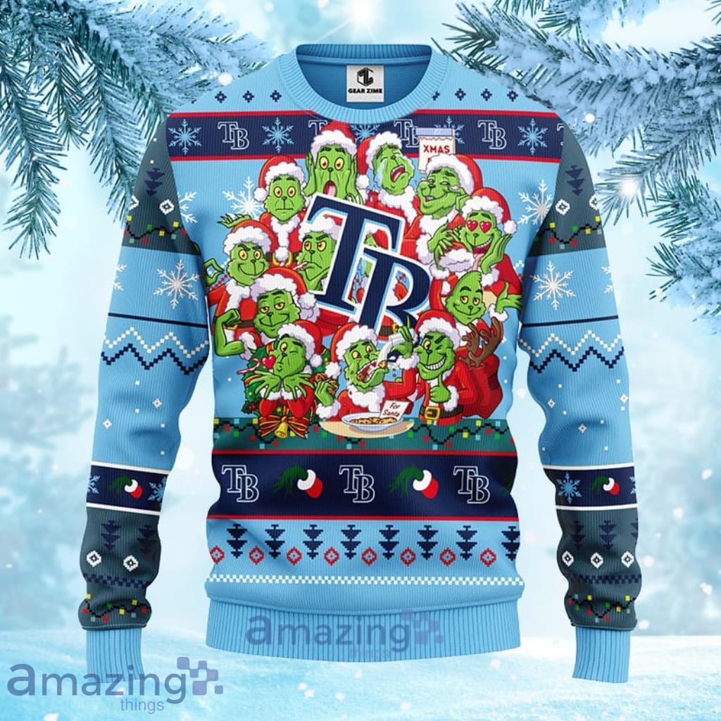 MLB Tampa Bay Rays Grinch Ugly Christmas Sweater - The Clothes You'll Ever  Need