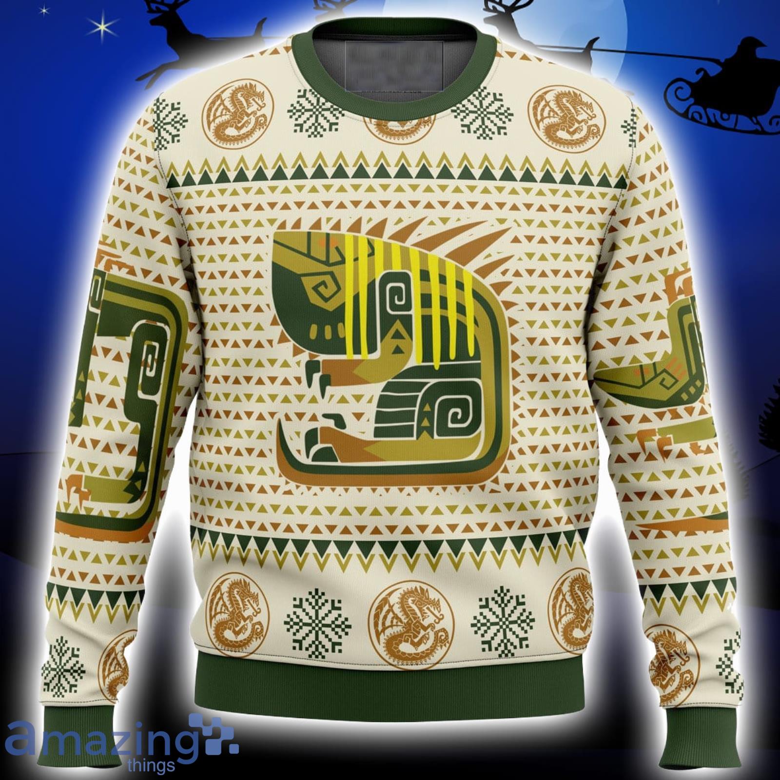 Monster Hunter Xmas Ugly Christmas Sweater Christmas Gift For Men And Women Product Photo 1