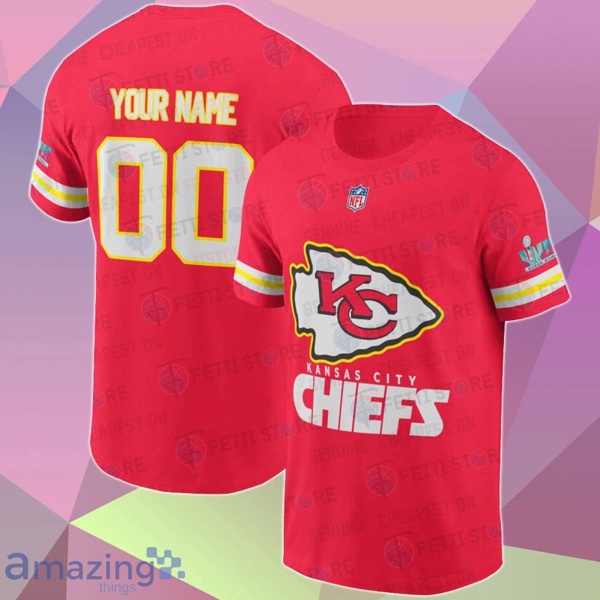 Name Number Kansas City Chiefs 3D Custom Name & Number T Shirt Best Gift For Men And Women Product Photo 1
