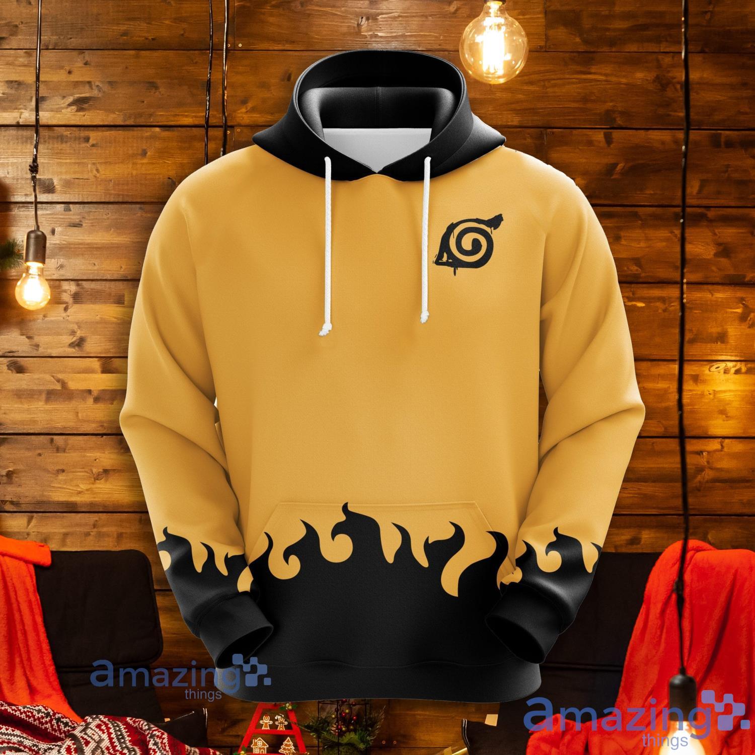 Naruto hoodie online yellow