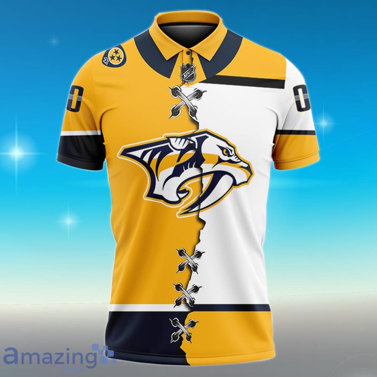 Nashville Predators NHL Vintage Sewn Name Number Jersey