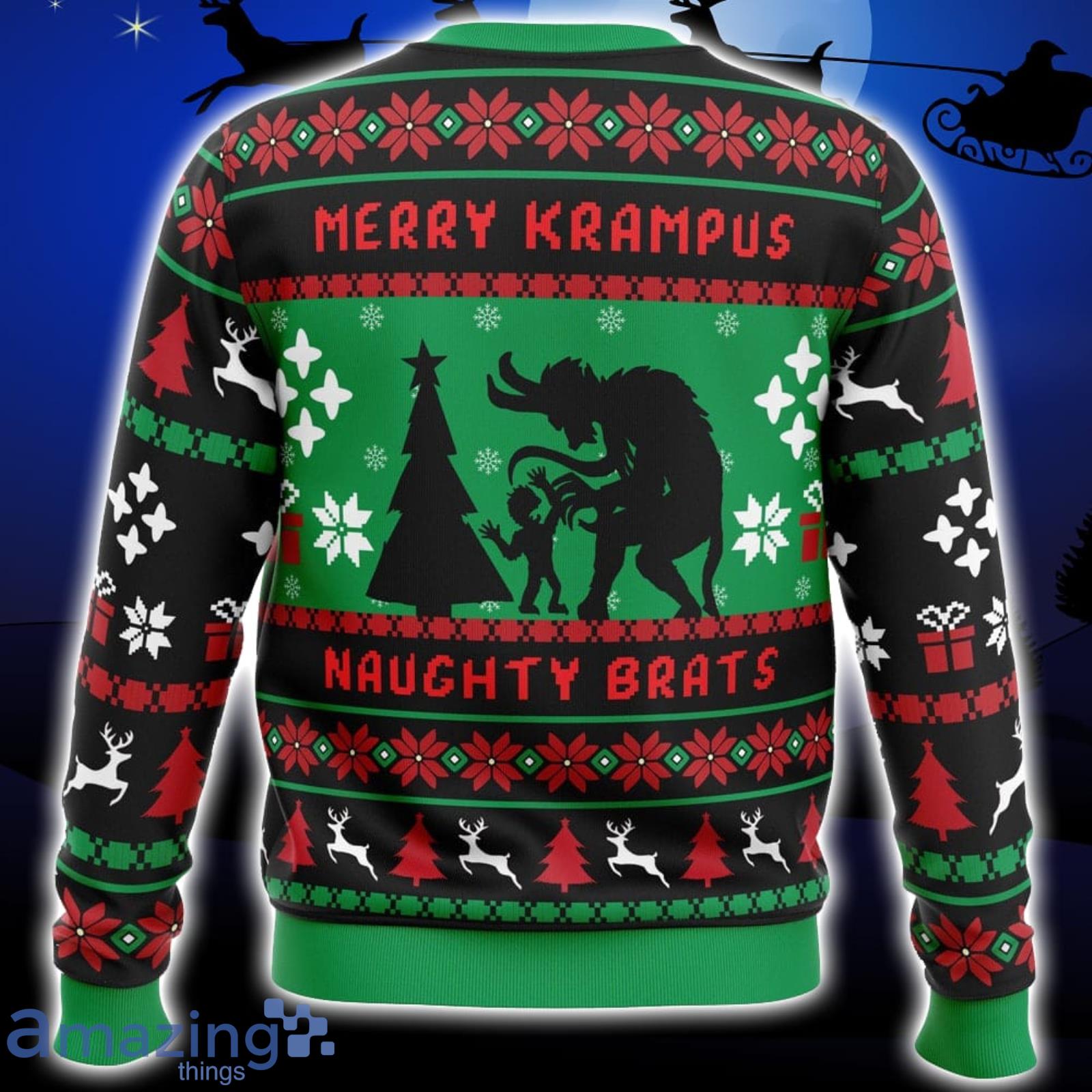 Ugly christmas sweater discount krampus