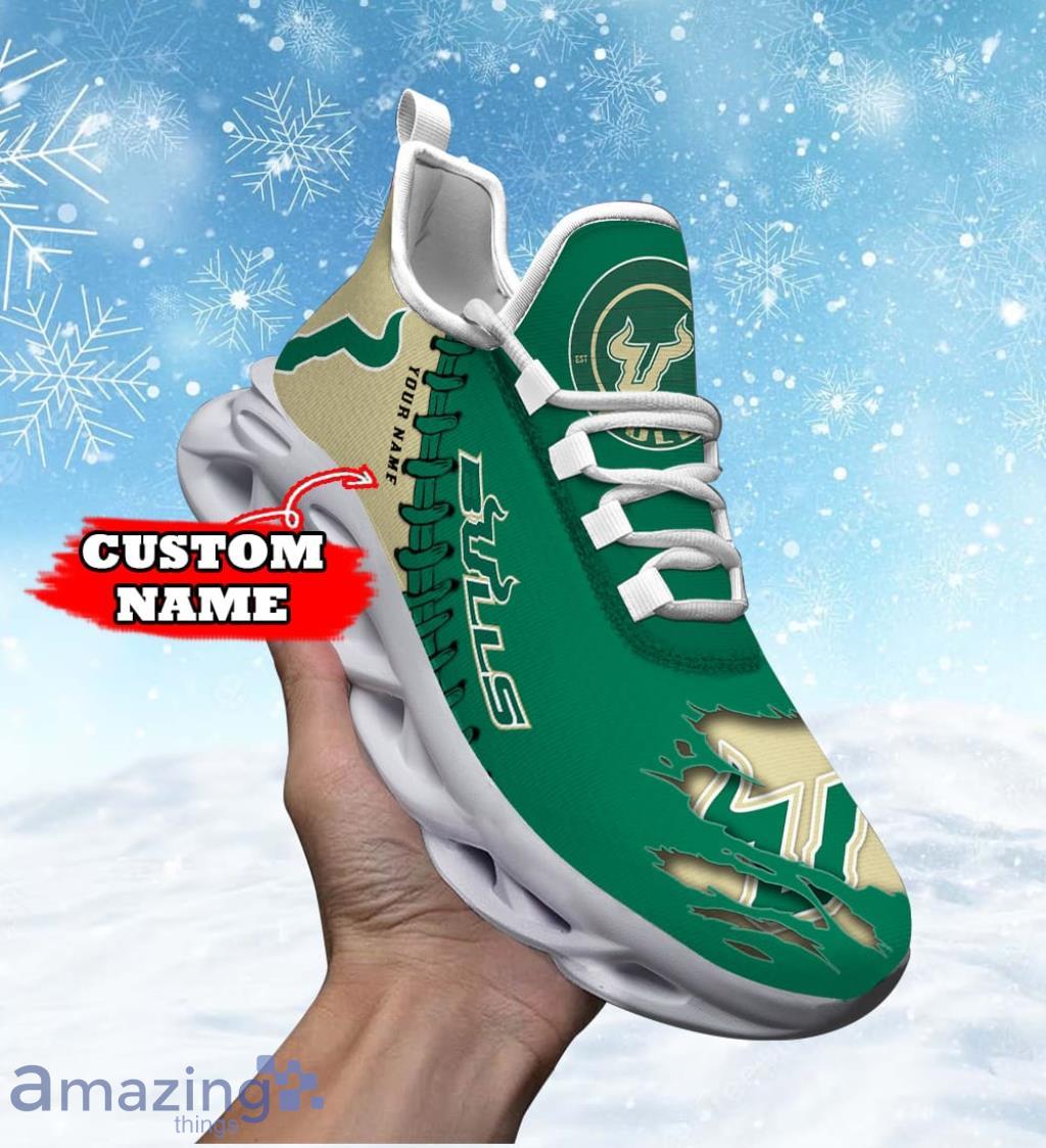 NCAA Custom Name South Florida Bulls Personalized Max Soul Shoes Gift For Big Fans Product Photo 1 NCAA Custom Name South Florida Bulls Personalized Max Soul Shoes Gift For Big Fans Product Photo 1