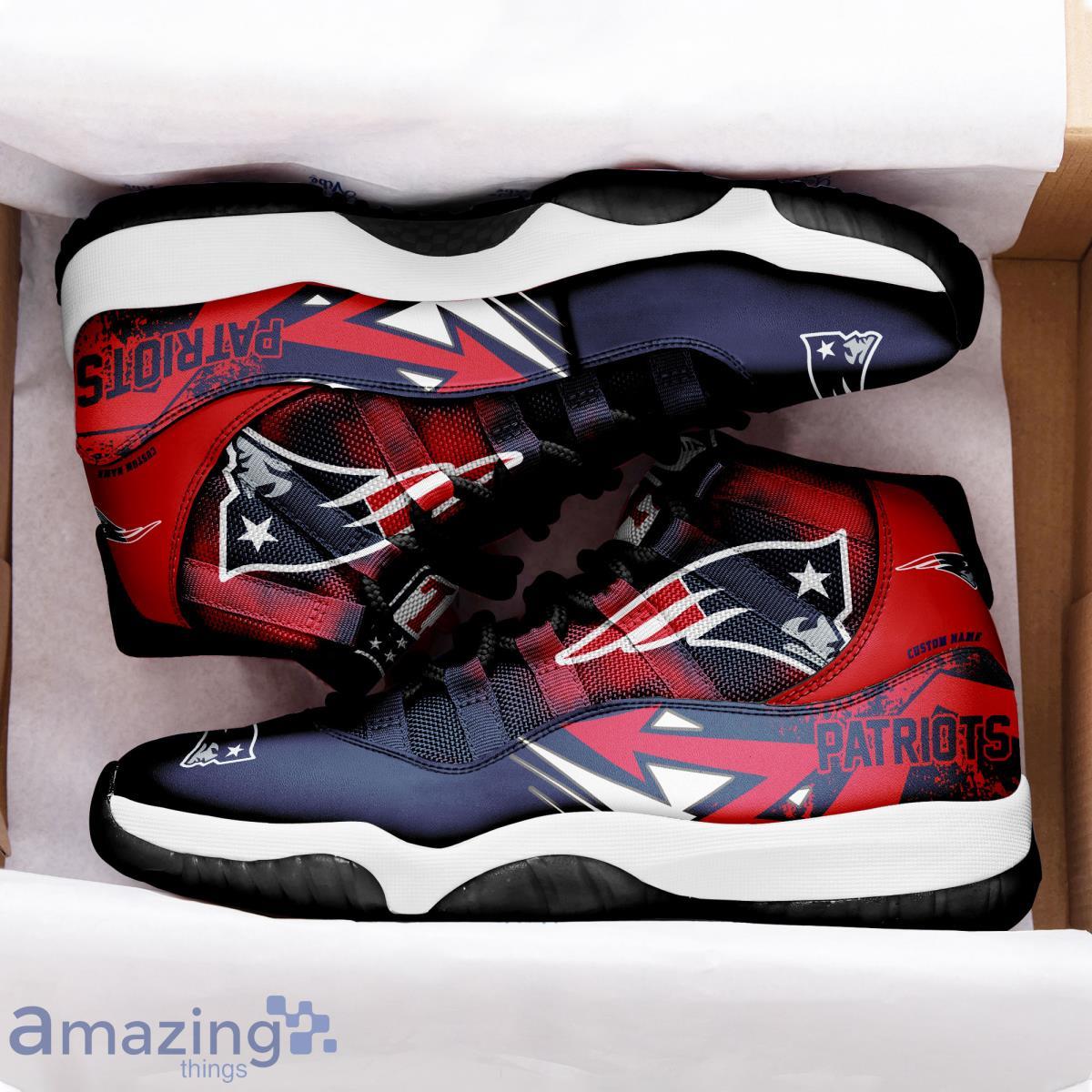 New England Patriots Air Jordan 13 Sneakers Shoes Custom Name Personalized  Gifts