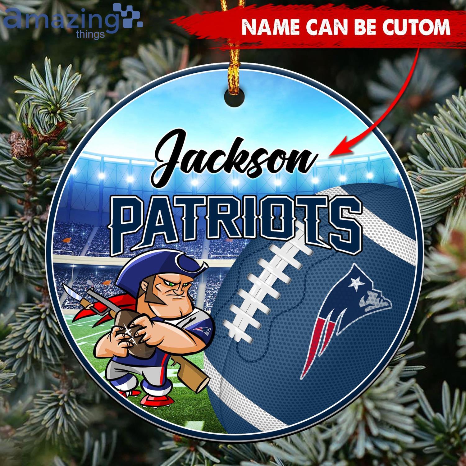 New England Patriots 3D Logo Series Ornament