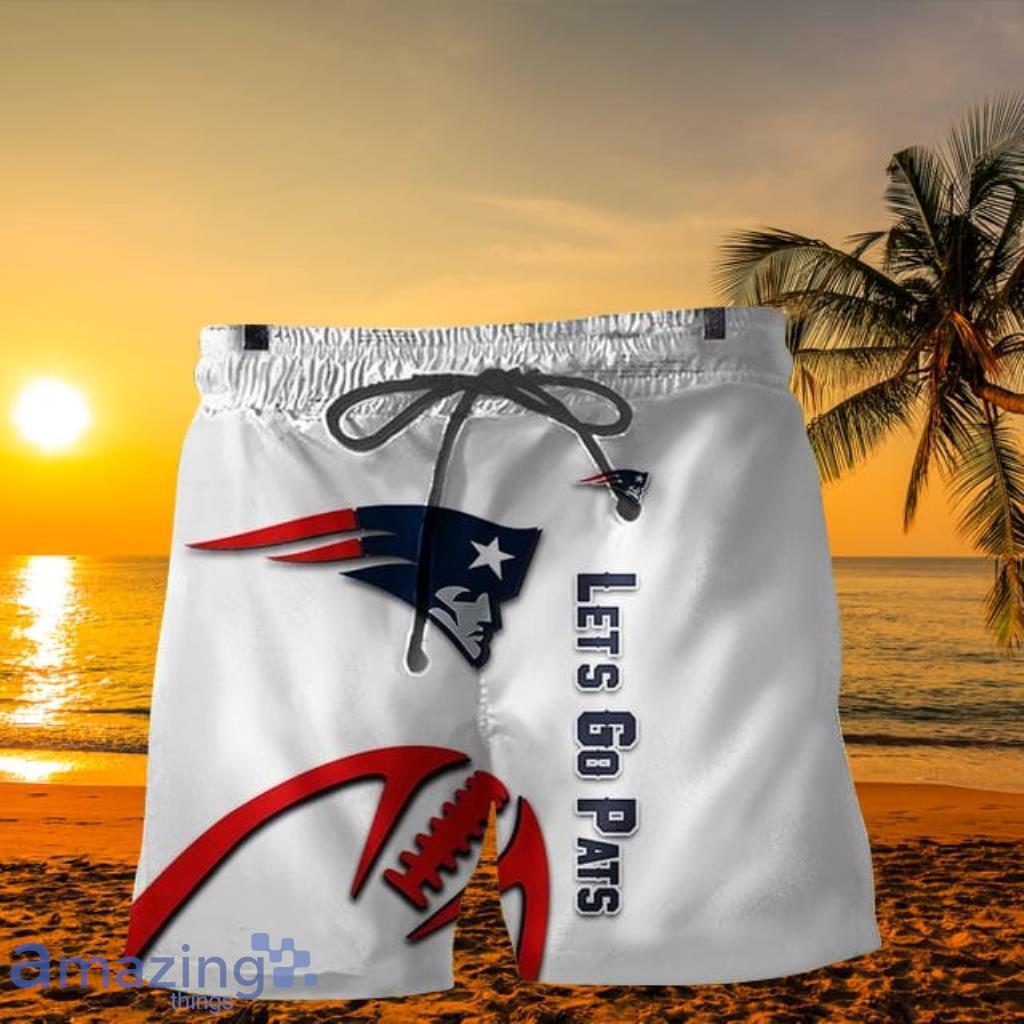 New England Patriots Zigzag Hawaiian Shorts Gift For Fans Product Photo 1