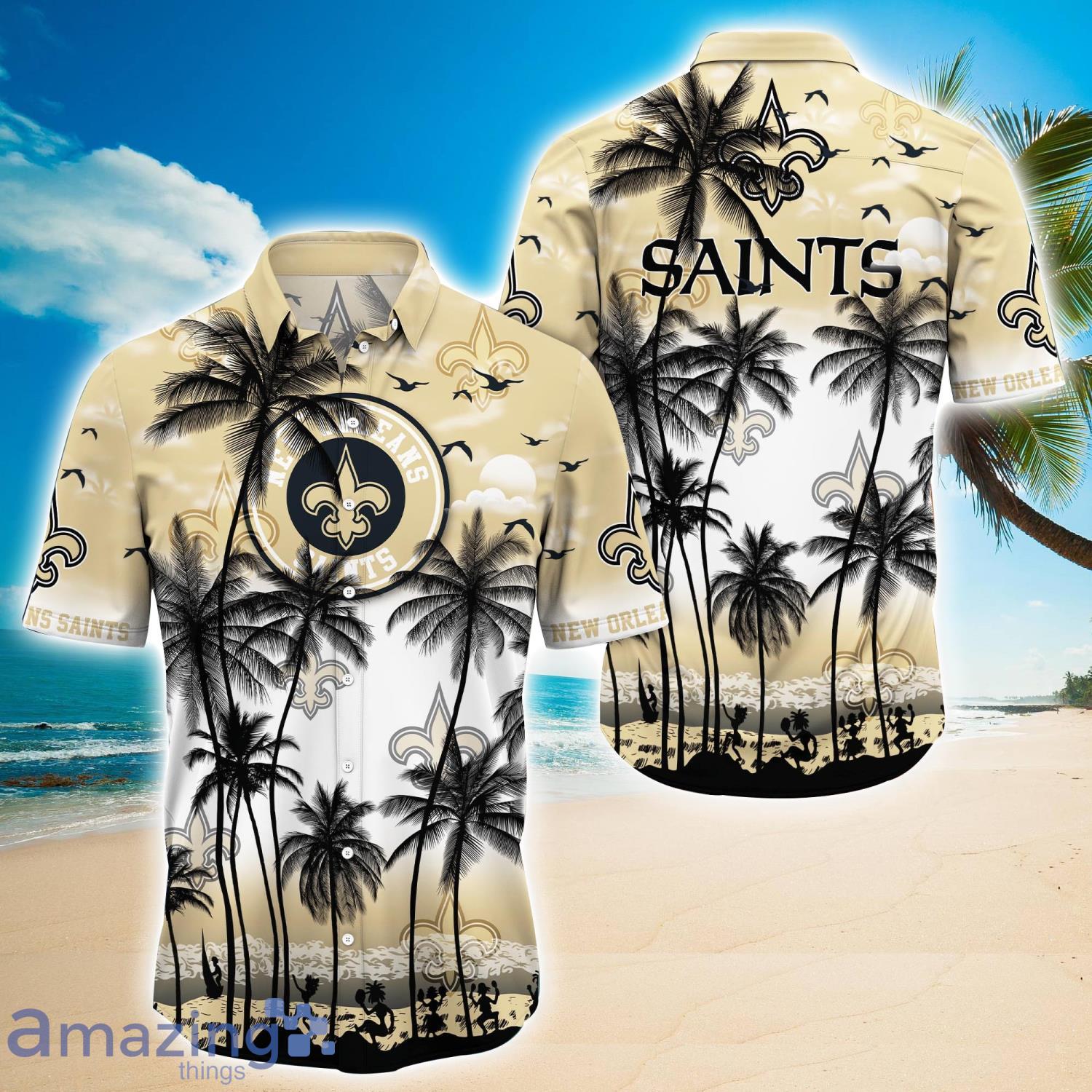 New Orleans Saints Nfl Hawaiian Shirt, New Orleans Saints Short Sleeve Shirt,  New Orleans Saints Summer Beach Shirt Nfl Fan Gift Thw142 in 2023