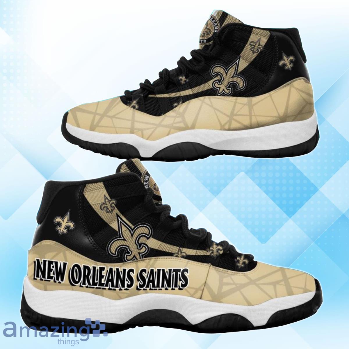 New Orleans Saints Air Jordan 11 Sneakers Best Gift For Men And Women Fans Product Photo 1 New Orleans Saints Air Jordan 11 Sneakers Best Gift For Men And Women Fans Product Photo 1