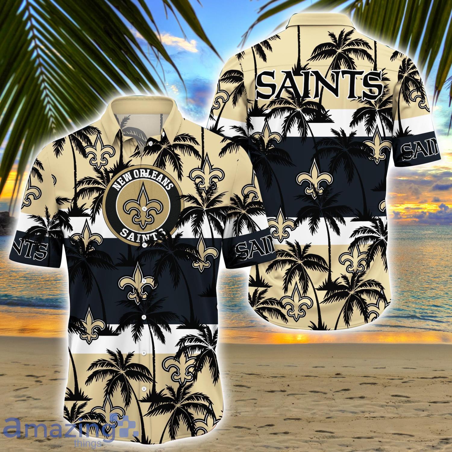 TRENDING] New Orleans Saints NFL Hawaiian Shirt, Retro Vintage Summer