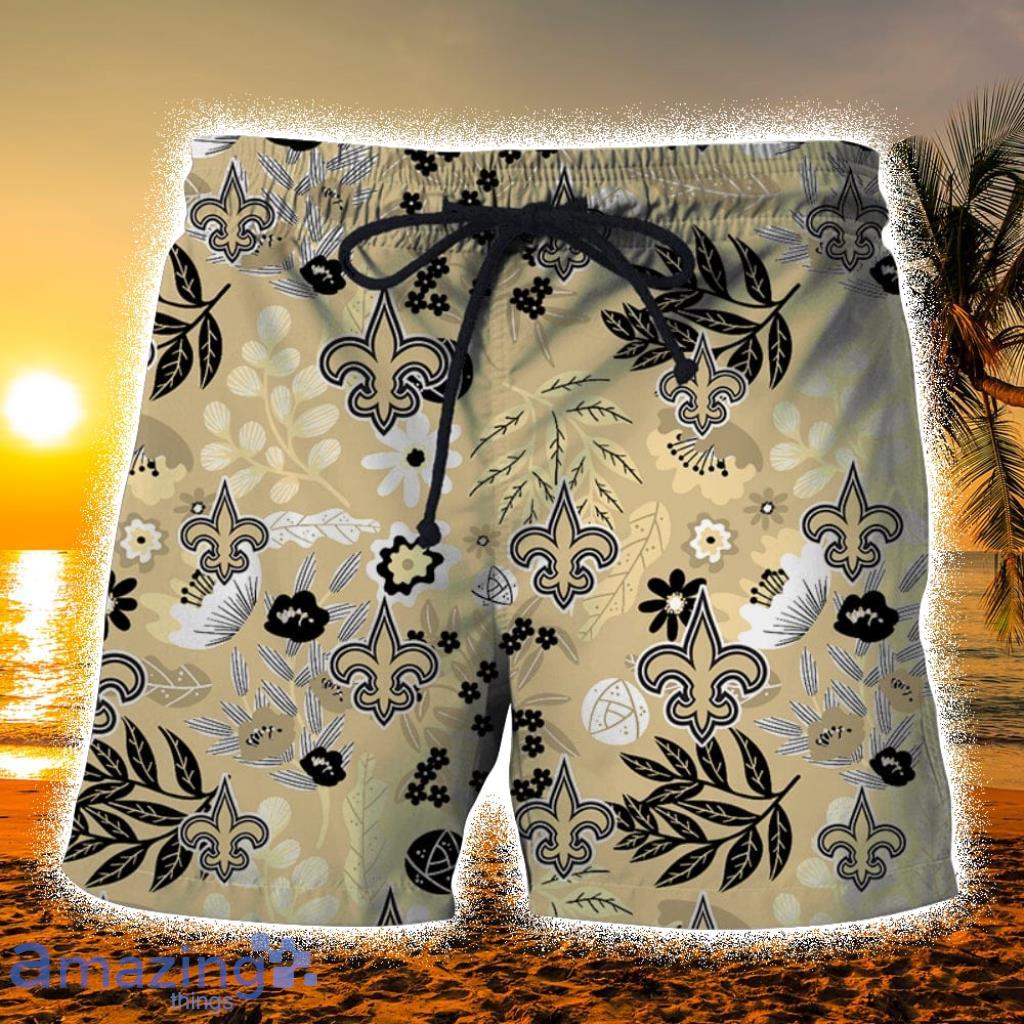 New Orleans Saints Nfl Short Sleeve Aloha Hawaiian Shirt And Shorts Beach  Gift - Banantees