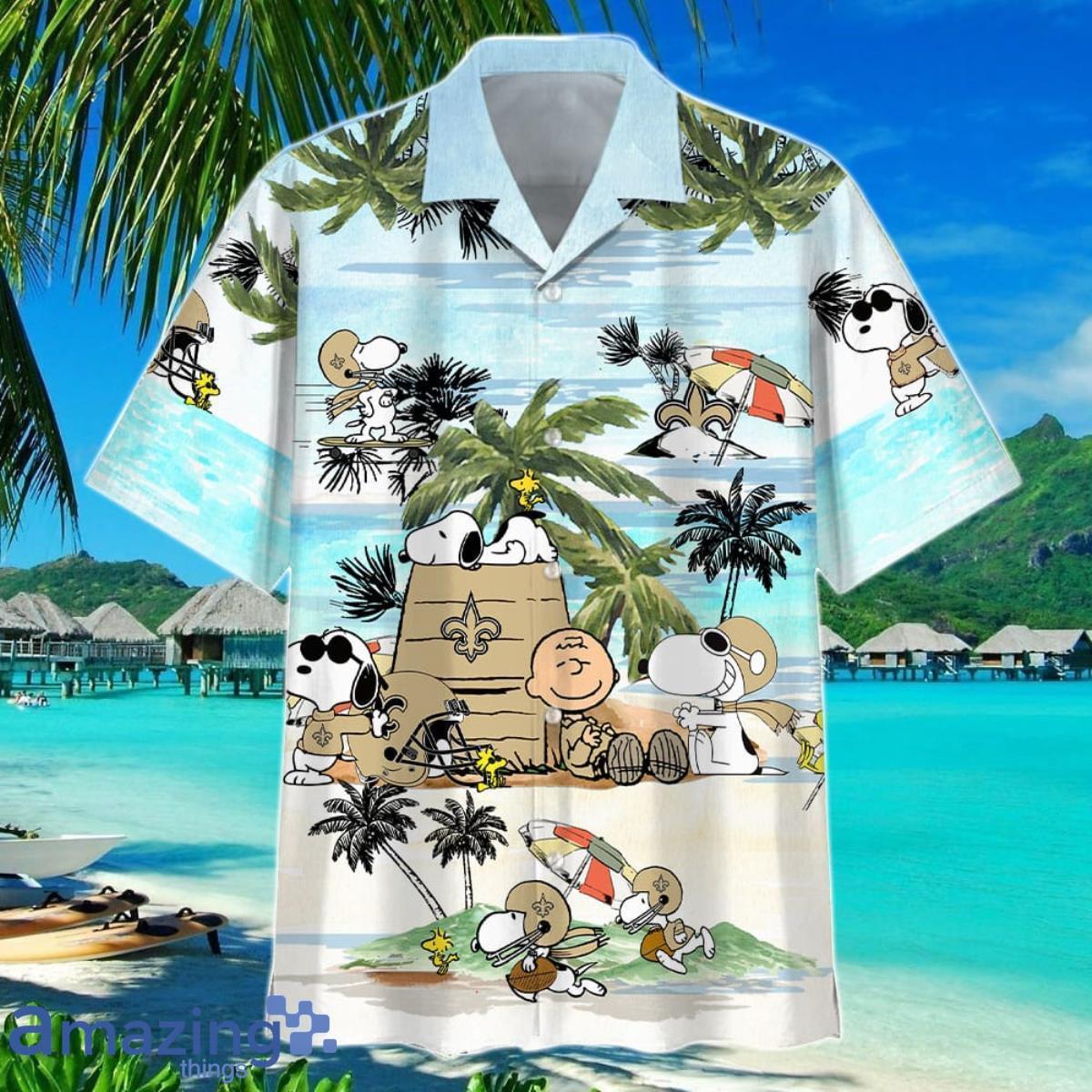 New Orleans Saints Hawaiian Shirt Best Gift For Men And Women Fans image New Orleans Saints Hawaiian Shirt Best Gift For Men And Women Fans Product Photo 2