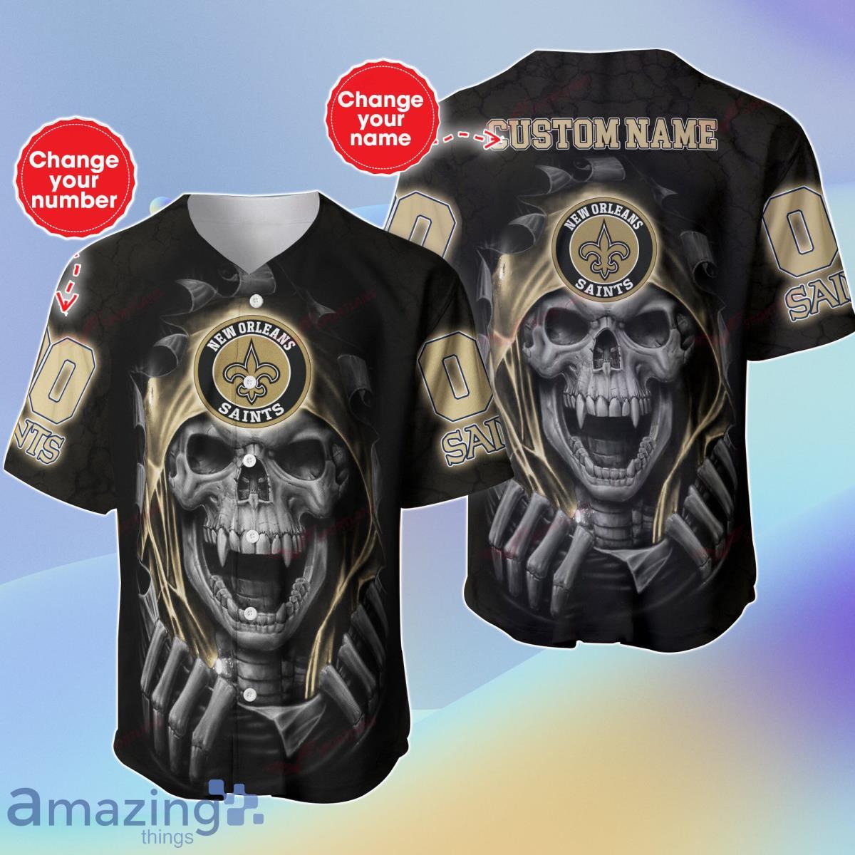 New Orleans Saints NFL Baseball Jerseys For Men And Women