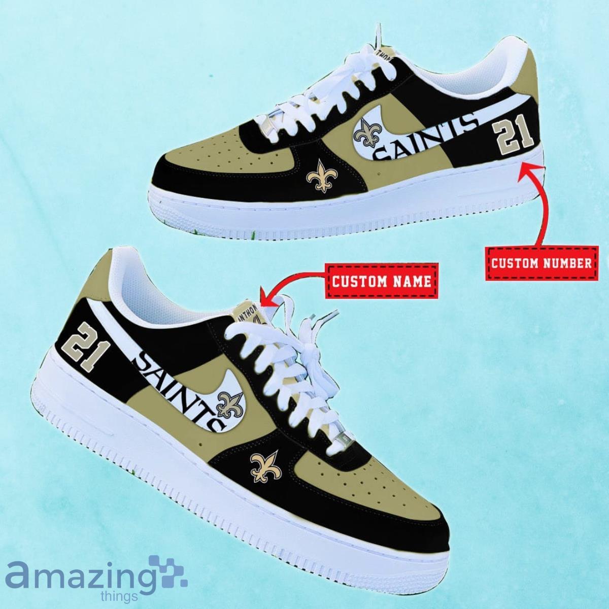 New Orleans Saints NFL Personalized Premium Air Force Shoes Special Gift For Fans Product Photo 2
