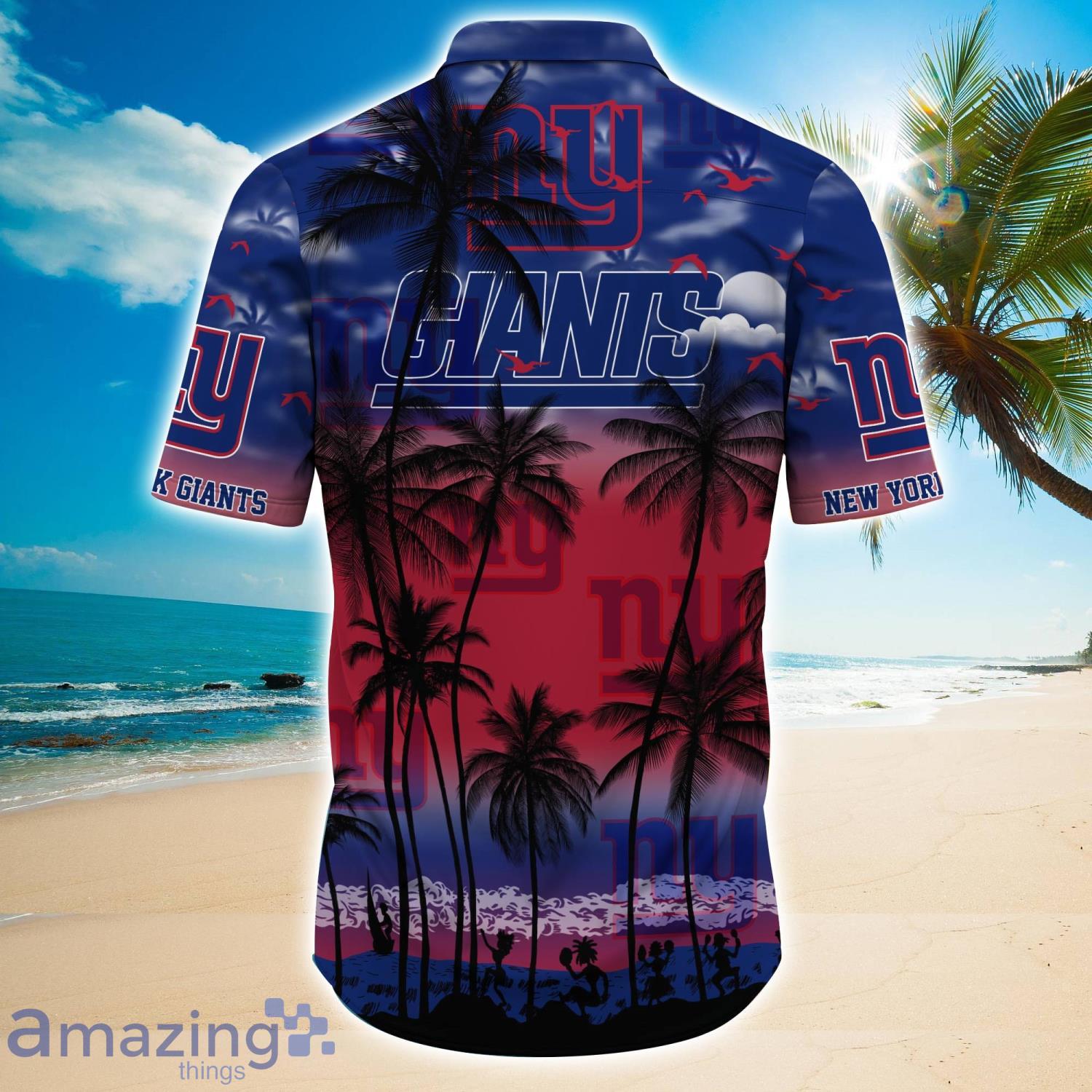 New York Giants 2023 Trending Aloha Hawaiian Shirt Summer Gift For Beach Lover image New York Giants 2023 Trending Aloha Hawaiian Shirt Summer Gift For Beach Lover Product Photo 4