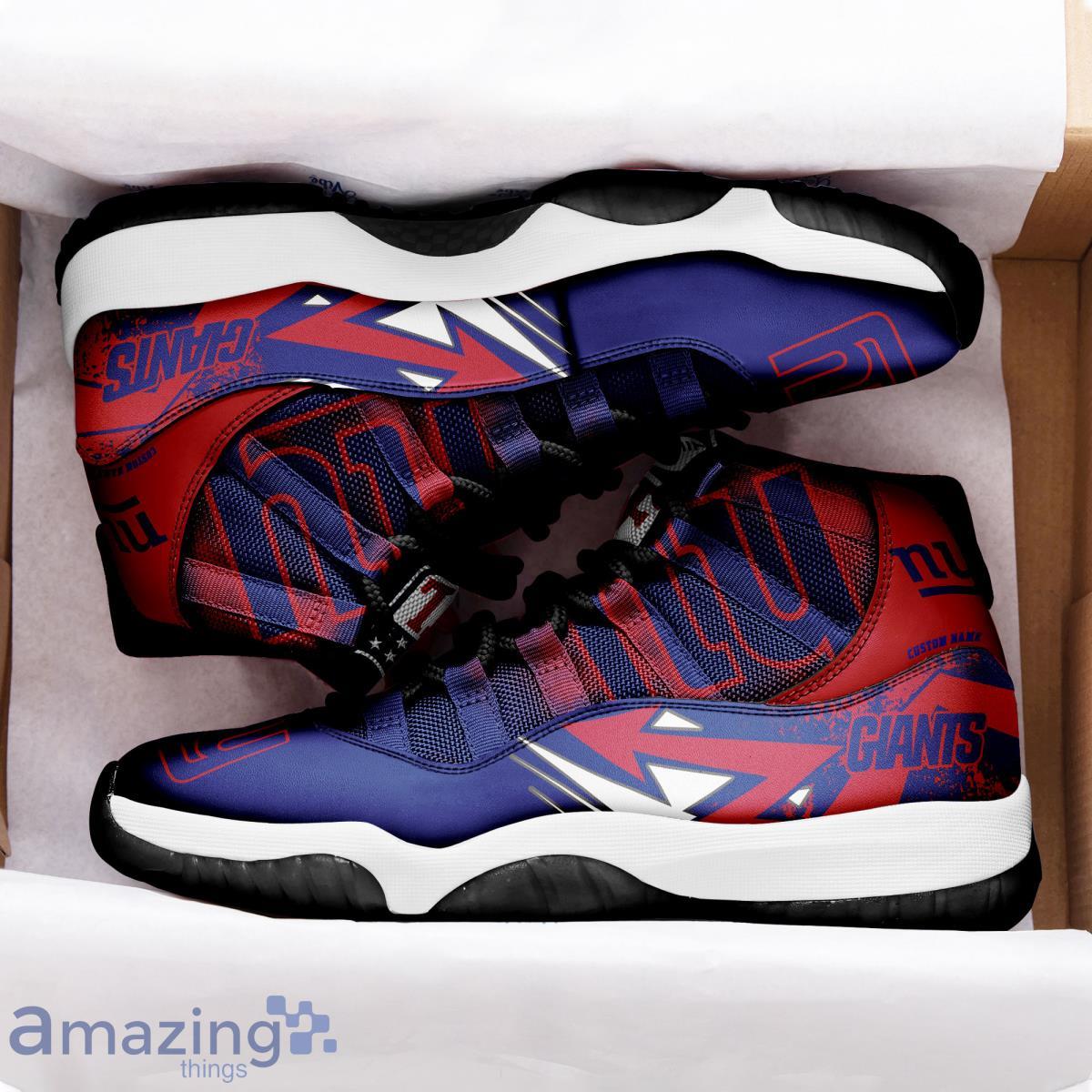 New York Giants Personalized Air Jordan 11 Gift For Fans