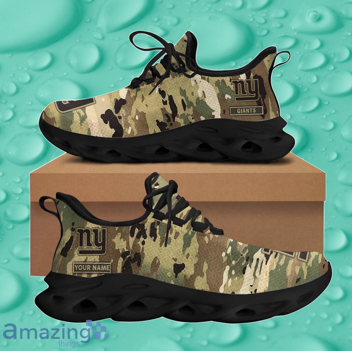 New York Giants Hunting camo style Max Soul Shoes Best Gift For Men And Women Fans Product Photo 1