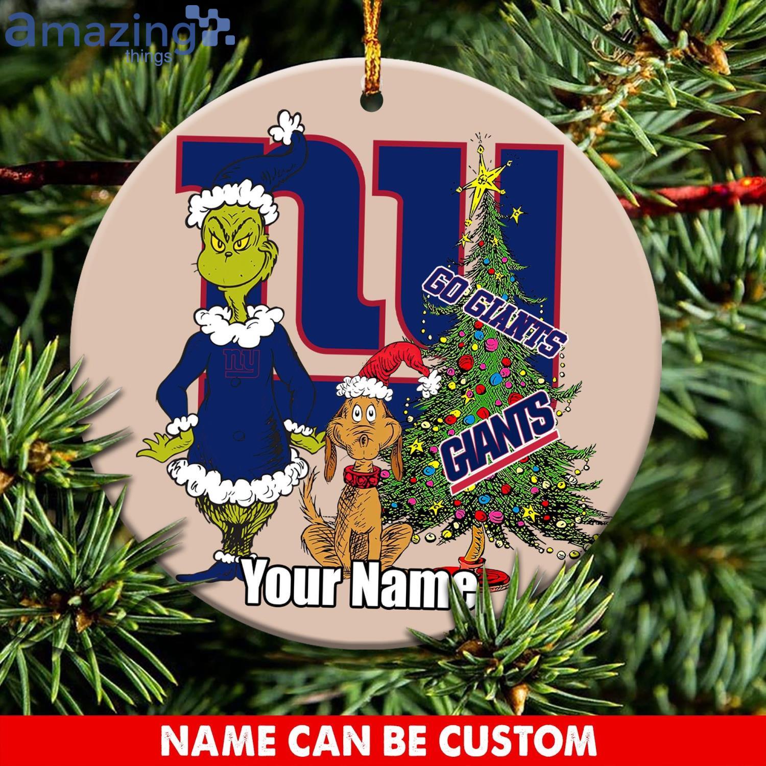 For Fans NFL New York Giants Christmas Tree And Gift Ugly