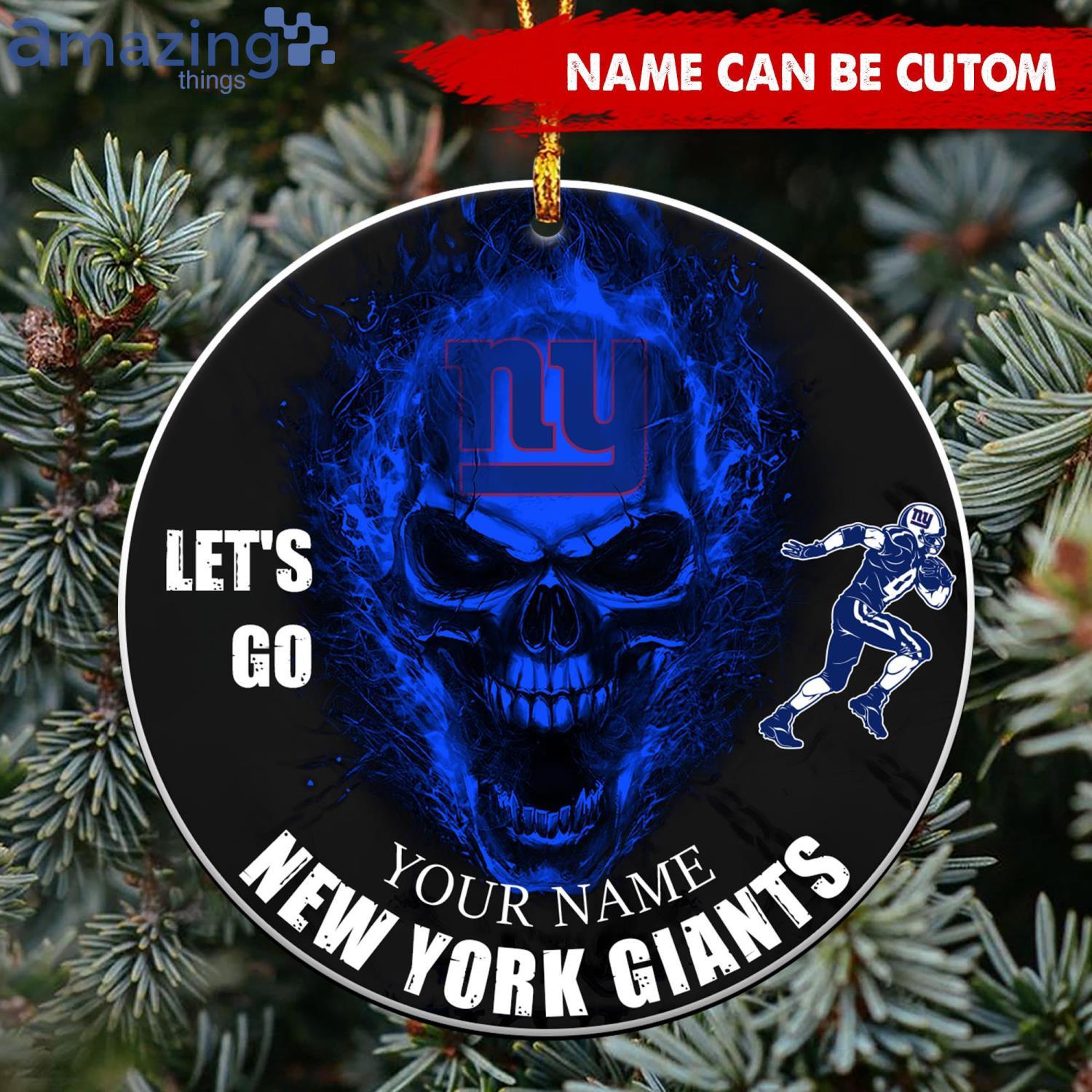 Personalized New York Giants Skull All Over Print 3D Baseball Cap in 2023