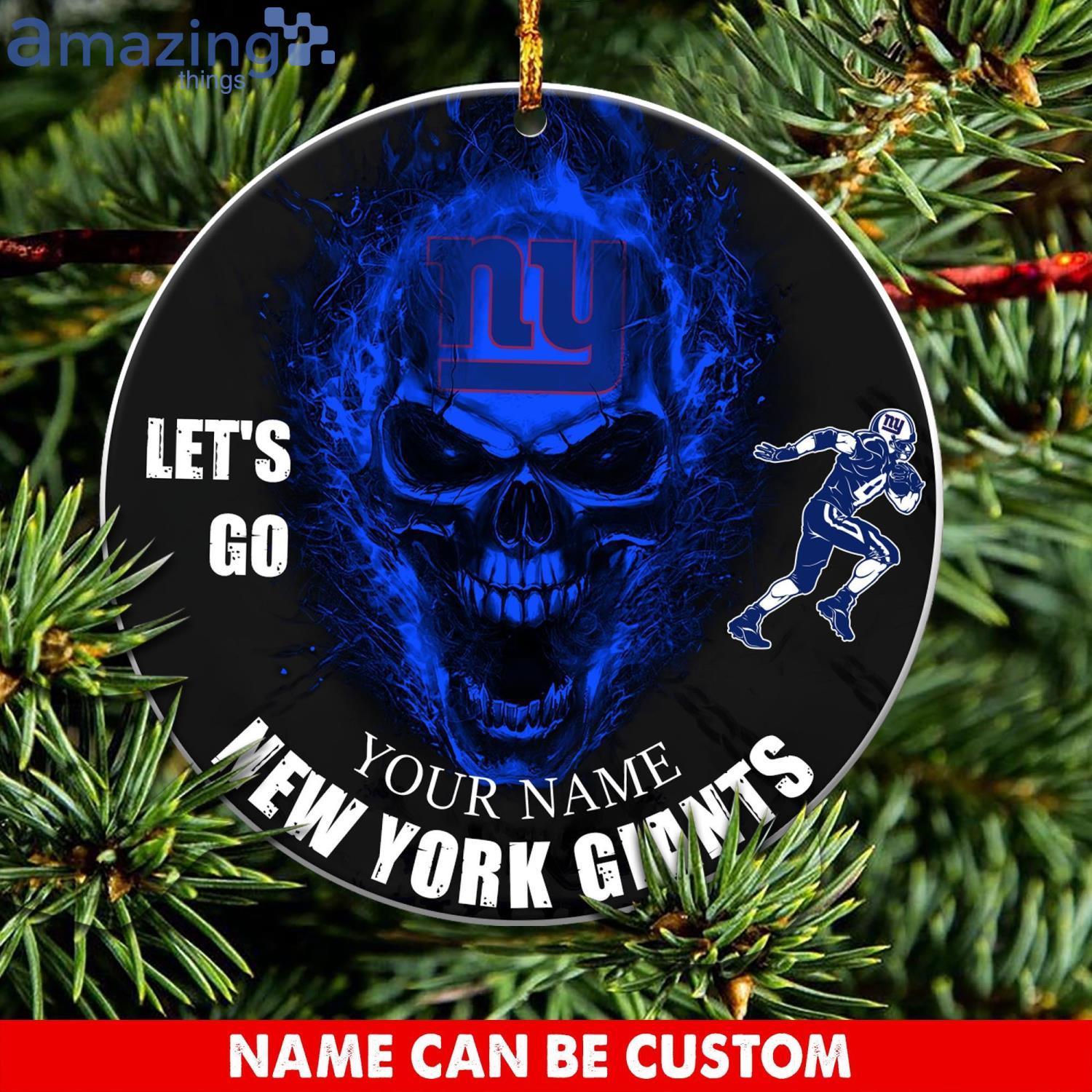 3D NFL New York Giant Custom Name Number Hockey Jersey