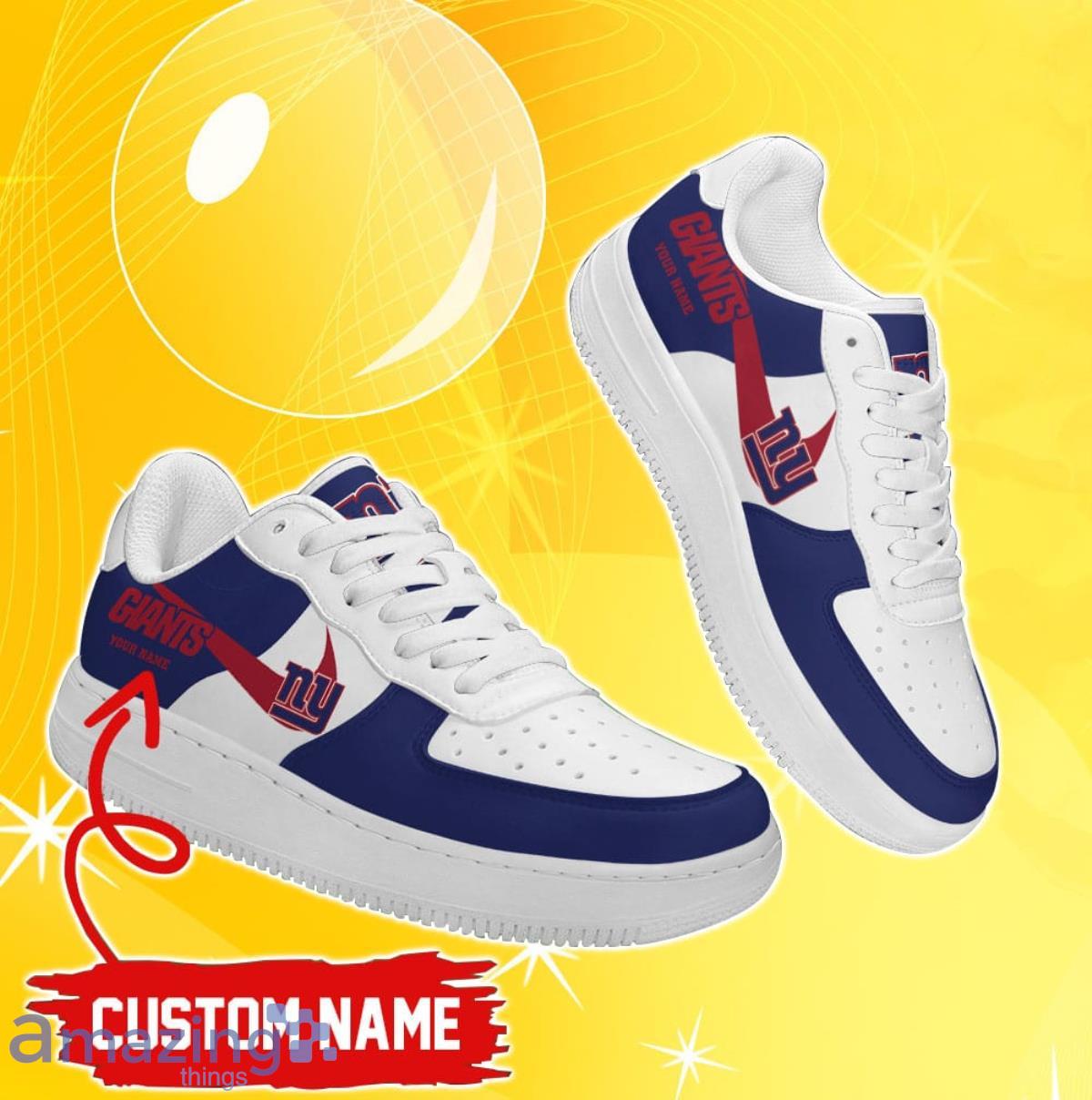 New York Giants CUSTOM Nike Air Force Shoes 