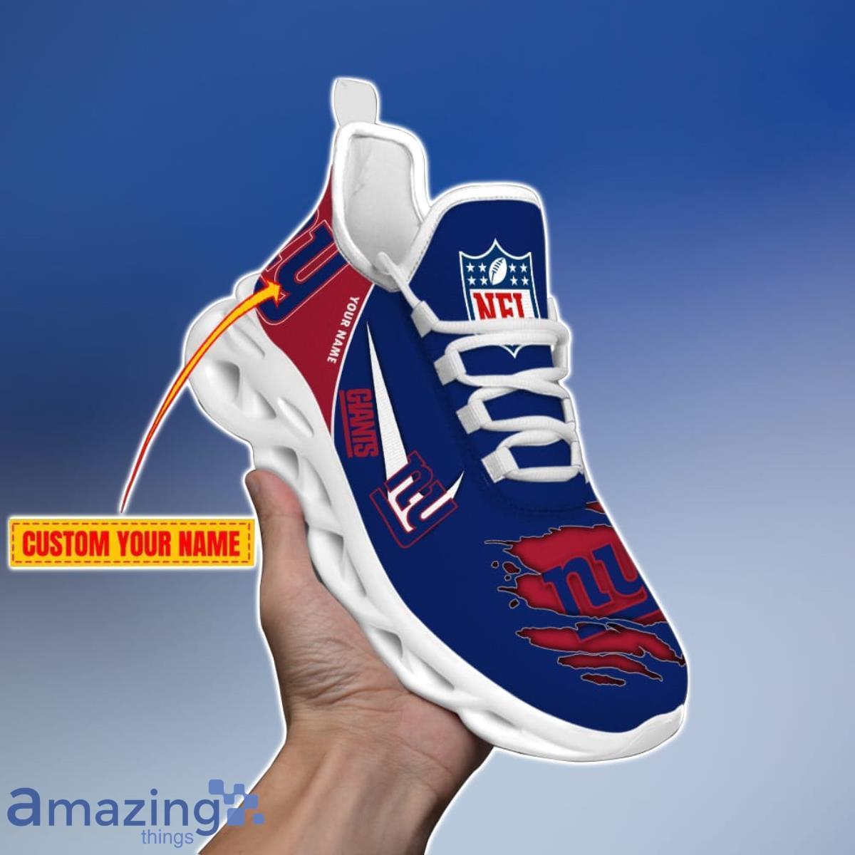 New York Giants Personalized New Premium Luxury NFL Max Soul Shoes Unique  Gift For Fans