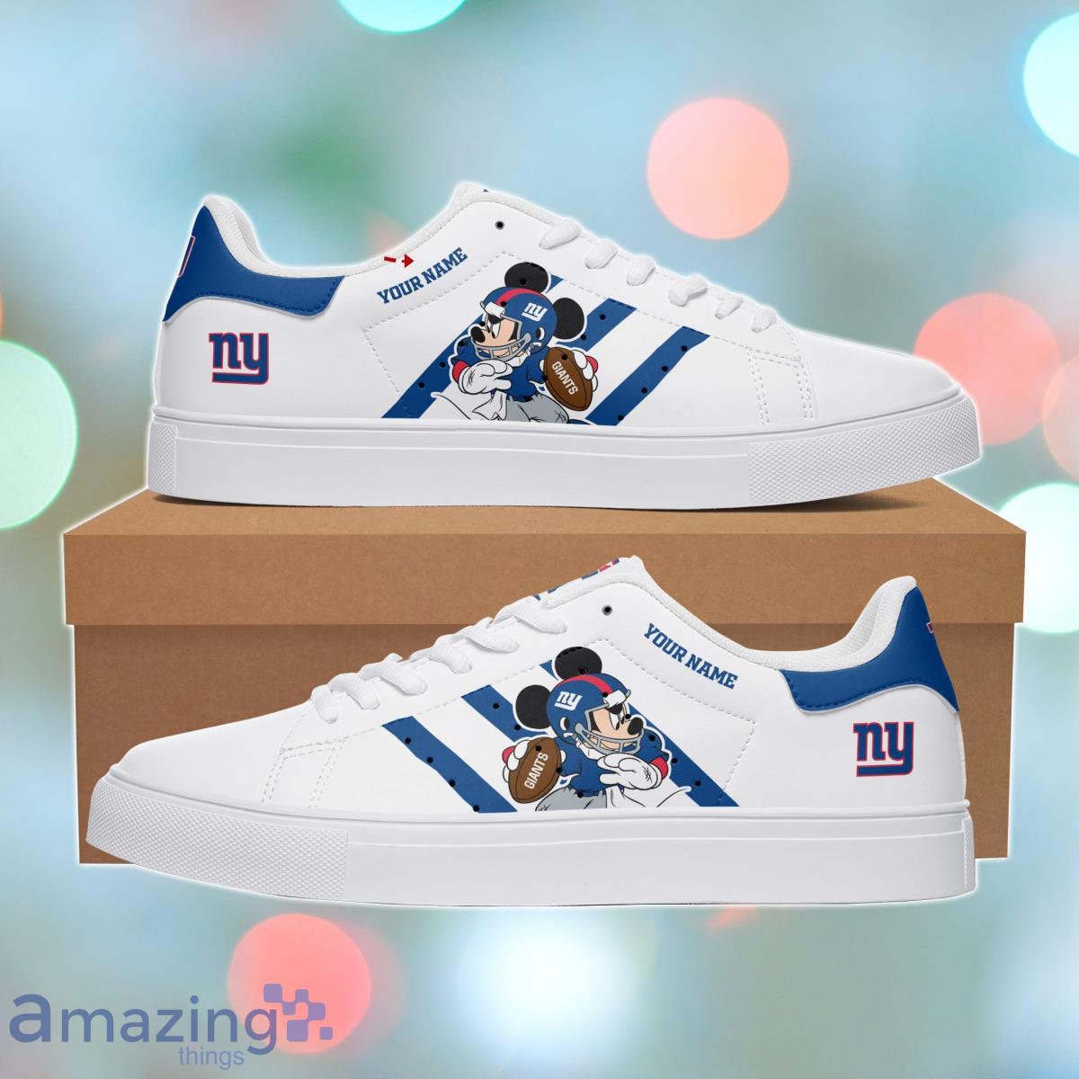 New York Giants Personalized Stan Smith Sneakers Special Gift For Real Fans image New York Giants Personalized Stan Smith Sneakers Special Gift For Real Fans Product Photo 2