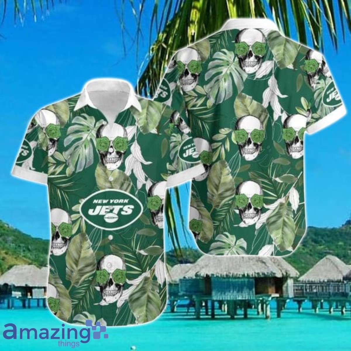 New York Jets Hawaiian Shirt For Fans Product Photo 1 New York Jets Hawaiian Shirt For Fans Product Photo 1