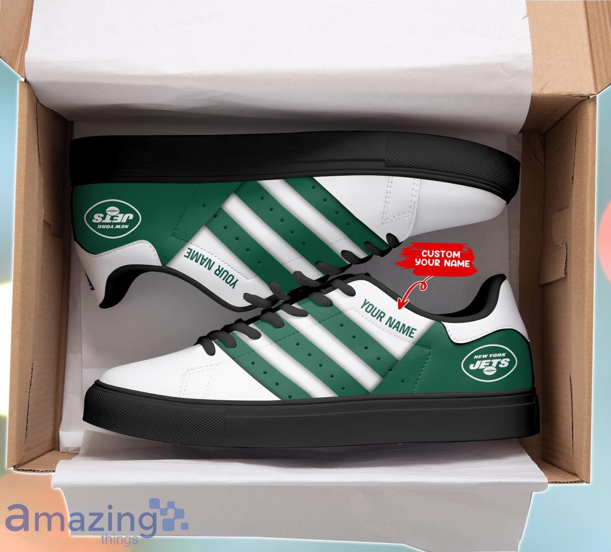 New York Jets Personalized Stan Smith Sneakers Impressive Gift For Men And Women Fans image New York Jets Personalized Stan Smith Sneakers Impressive Gift For Men And Women Fans Product Photo 2